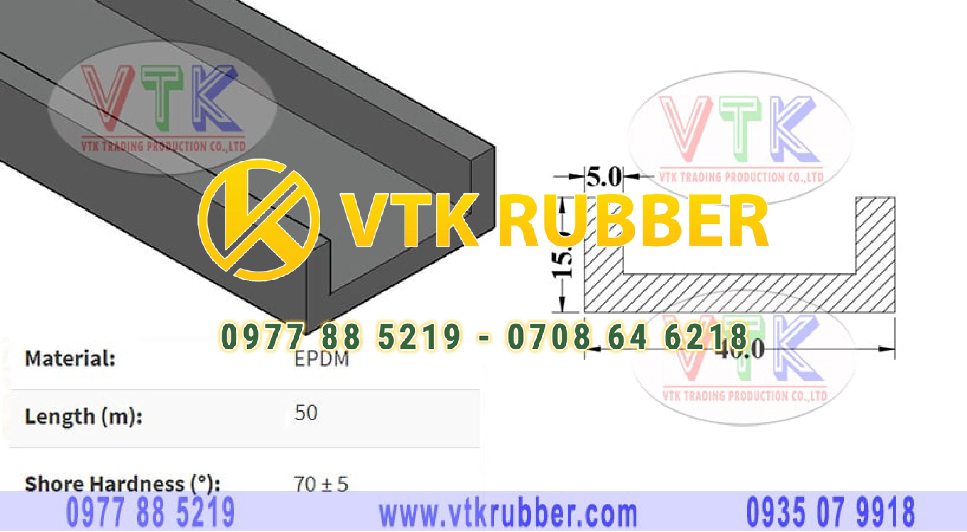 Nhà máy sản xuất ron cao su chữ U ở Bắc Giang
