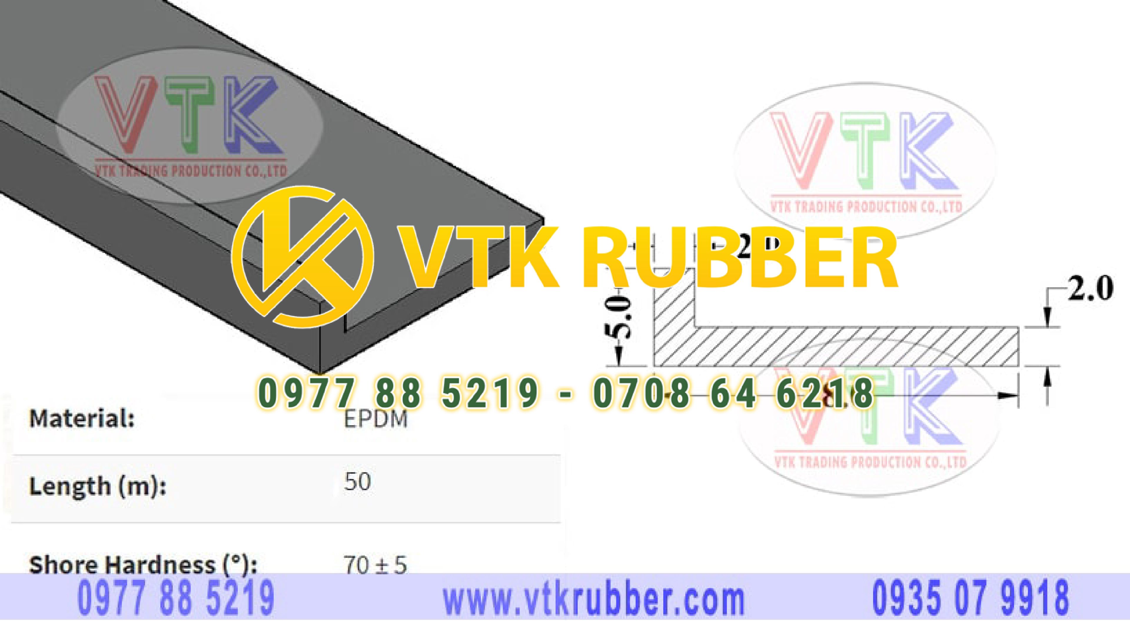 Mua ron cao su chữ L ở Ninh Bình