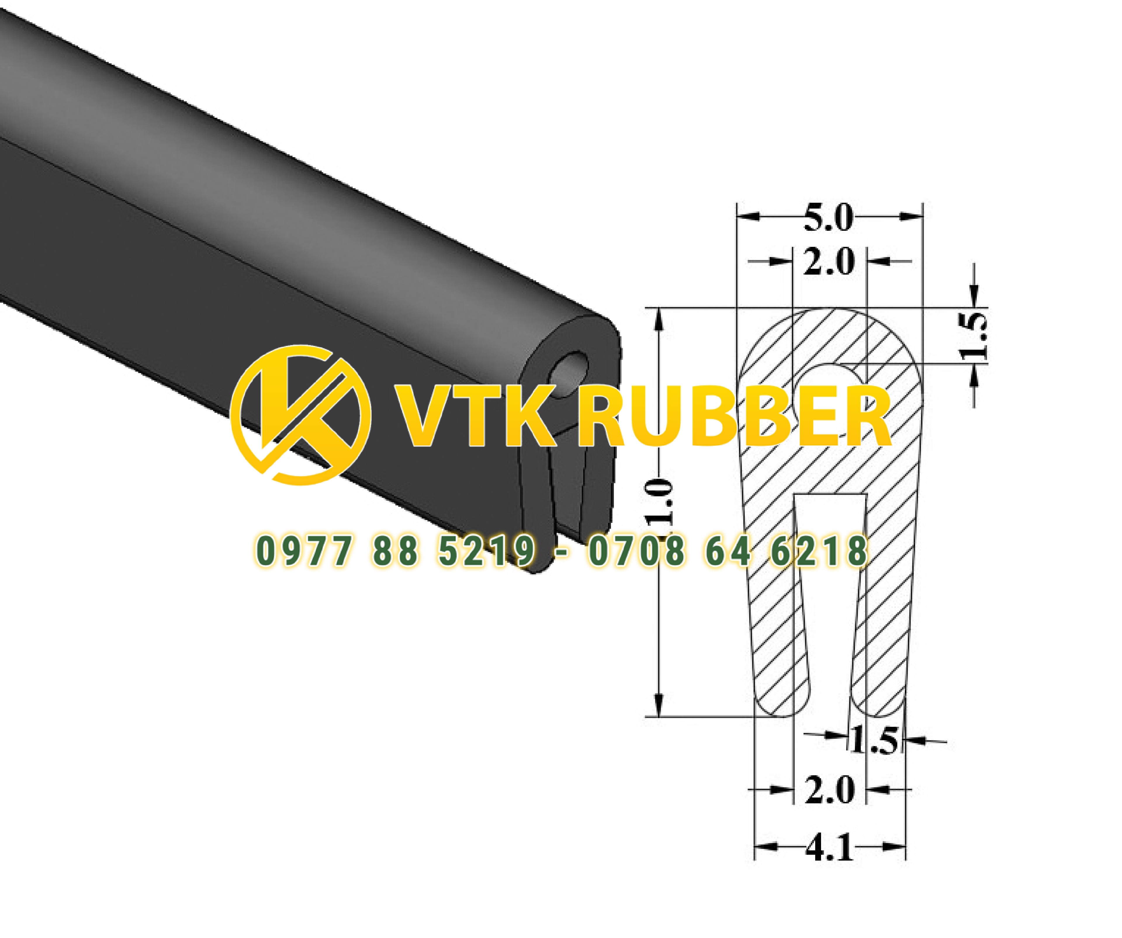 Xưởng sản xuất gioăng chịu nhiệt chữ U ở Ninh Bình