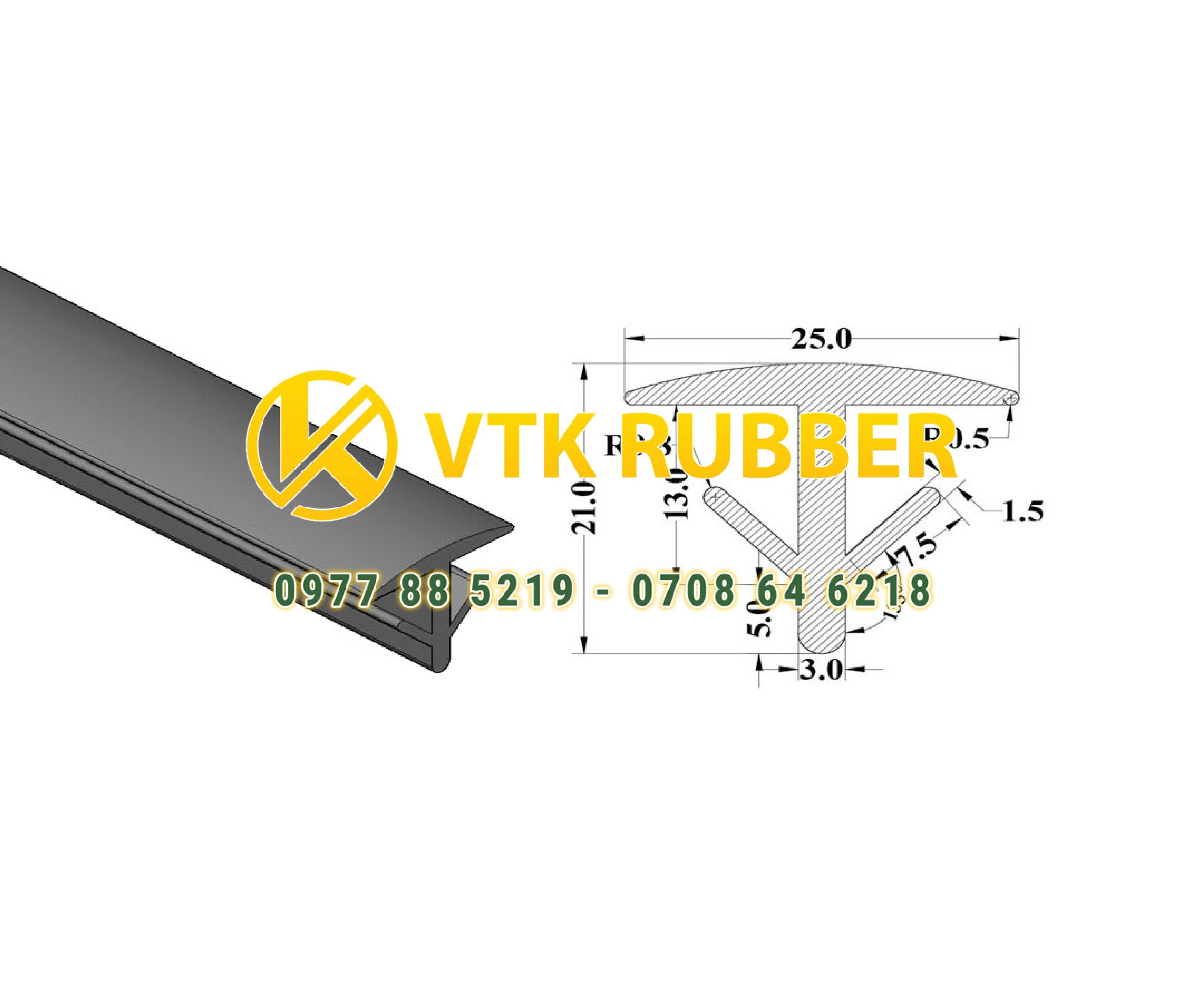 Gioăng cao su kính xây dựng ở Bạc Liêu
