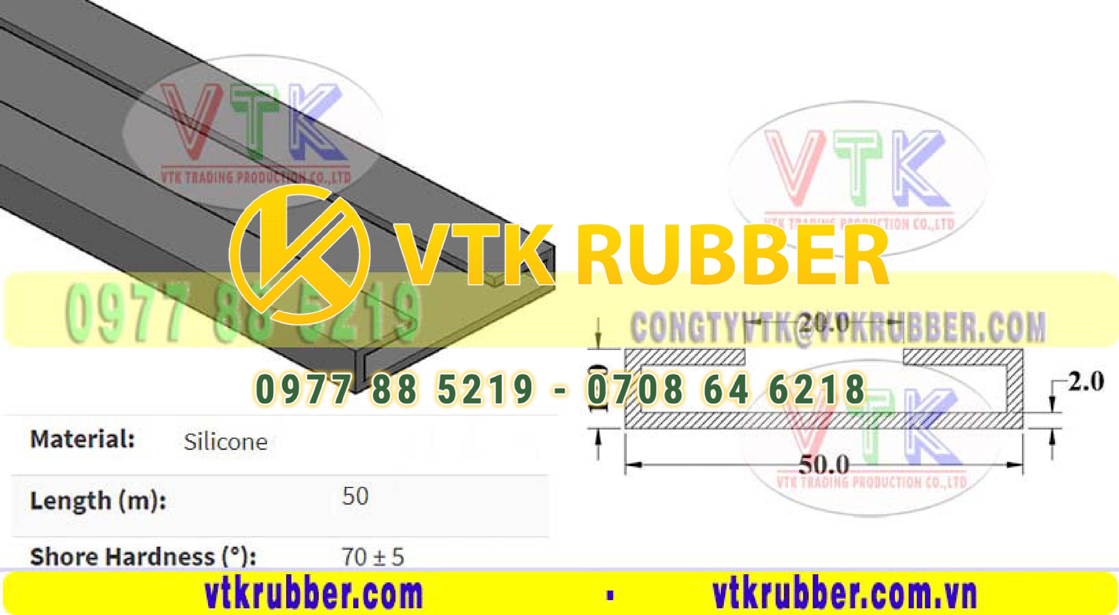 Bán gioăng silicon chữ U chịu nhiệt tại Lâm Đồng – Hàng chất lượng cao