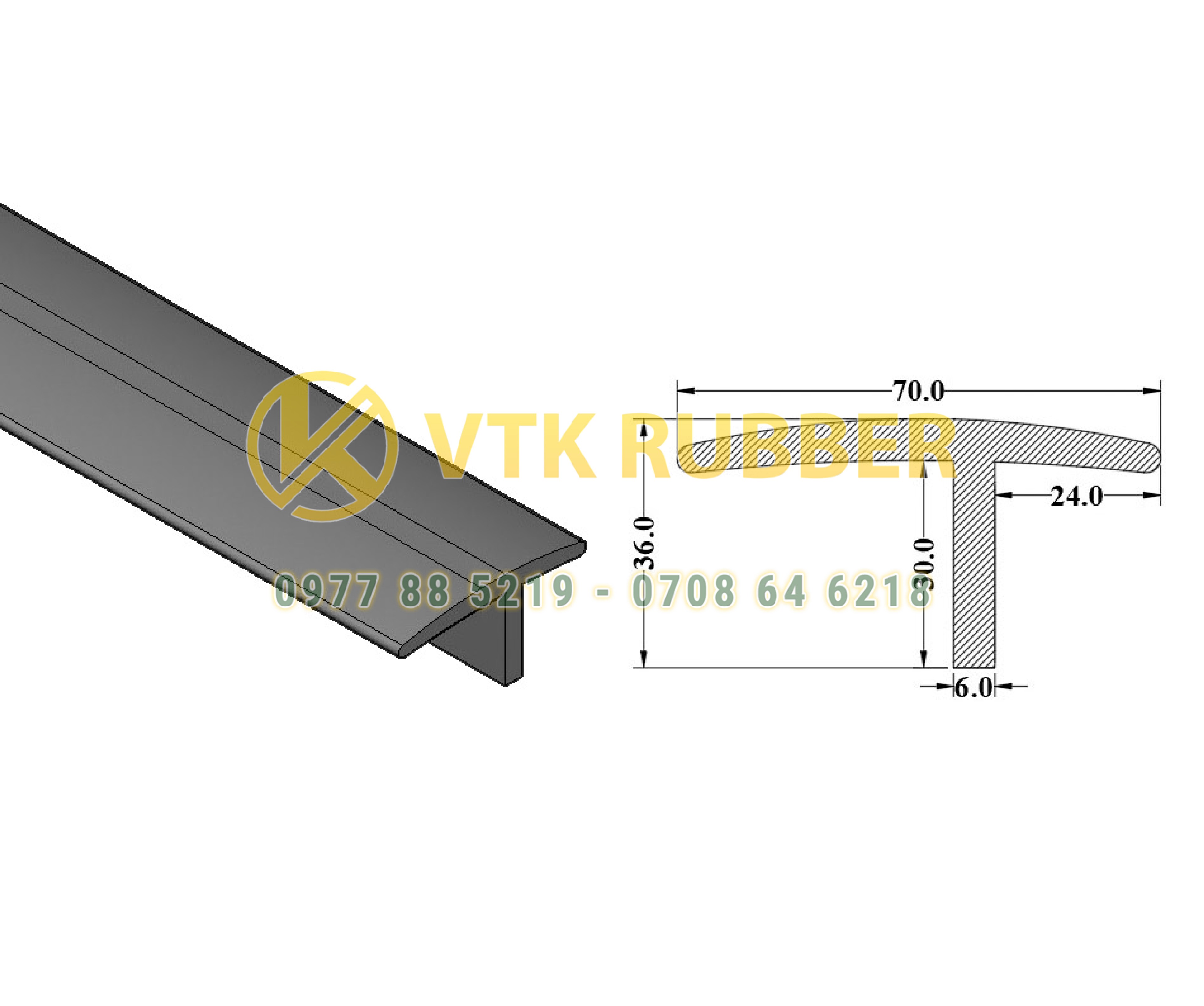 Nơi bán gioăng cao su chịu dầu chữ T ở Kiên Giang
