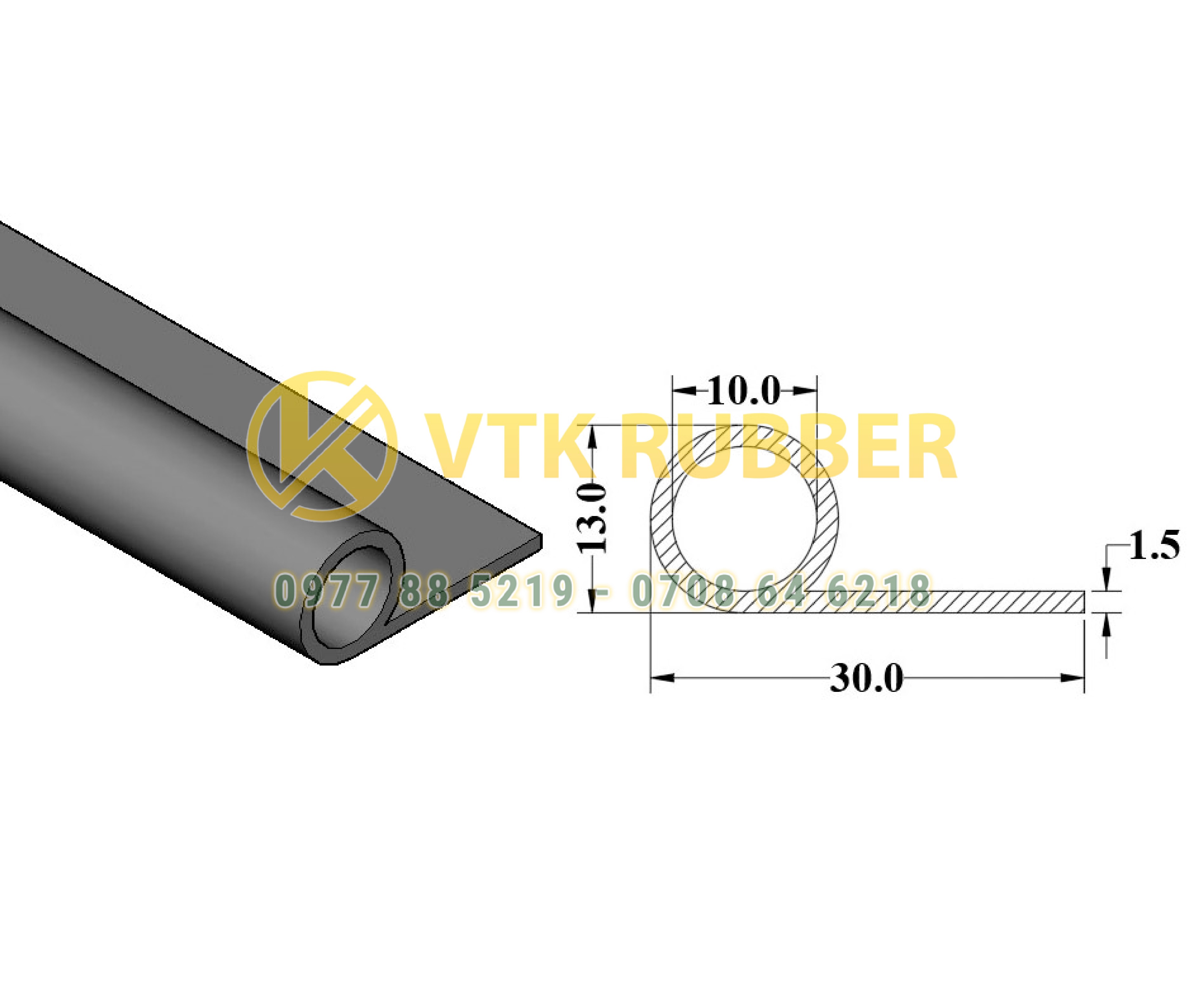 Báo giá gioăng silicon đỏ chữ P ở Vĩnh Long