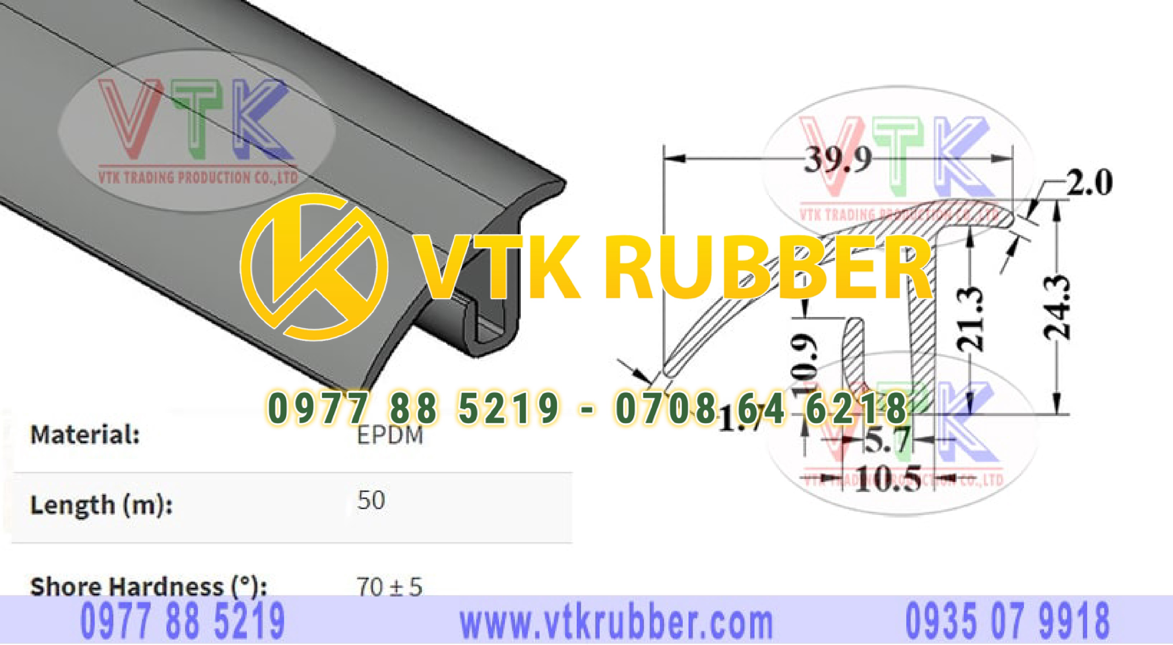 Ron cao su cửa thùng xe tải, xe đông lạnh ở Thanh Hoá