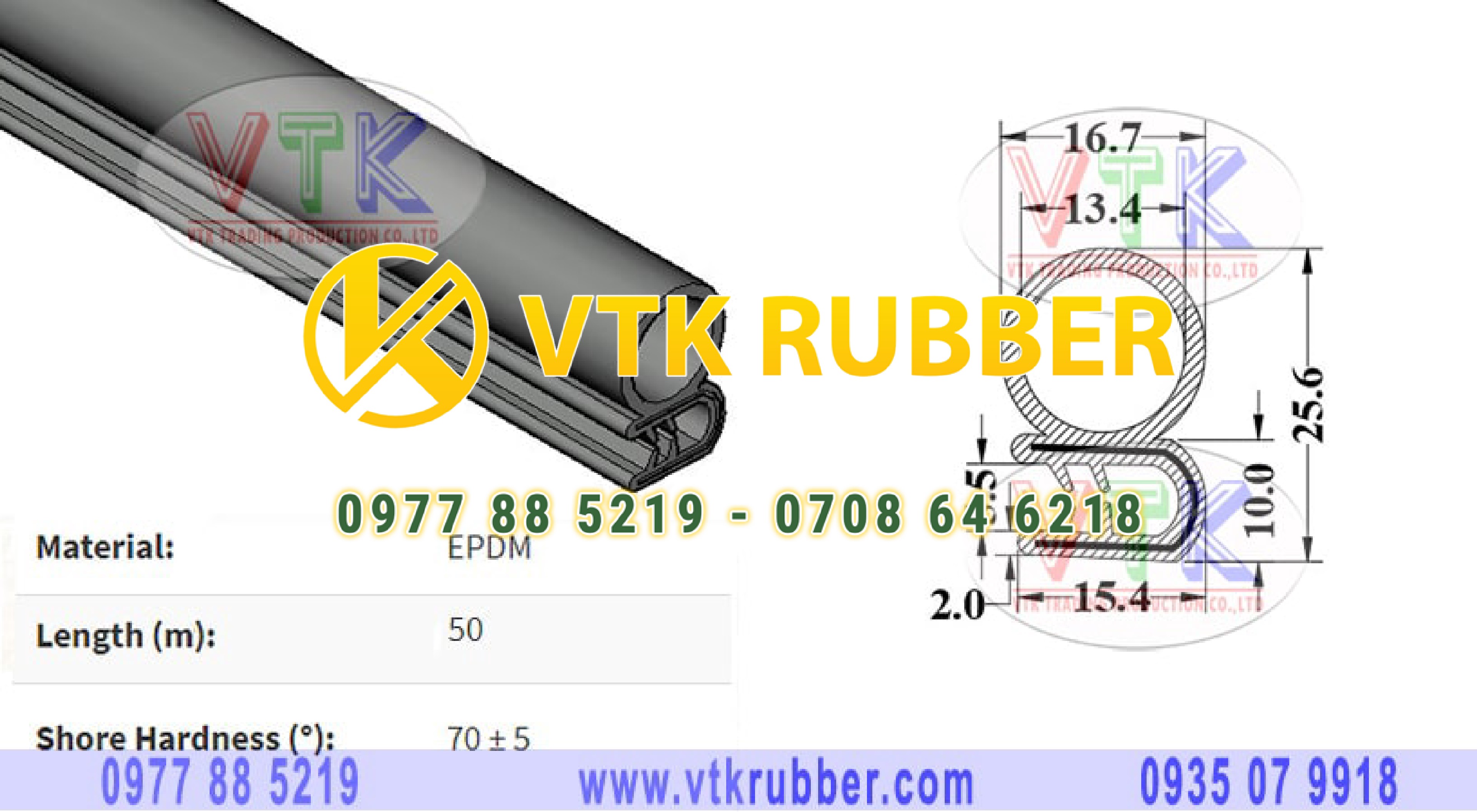 Xưởng sản xuất gioăng cao su cánh cửa ở Khánh Hoà