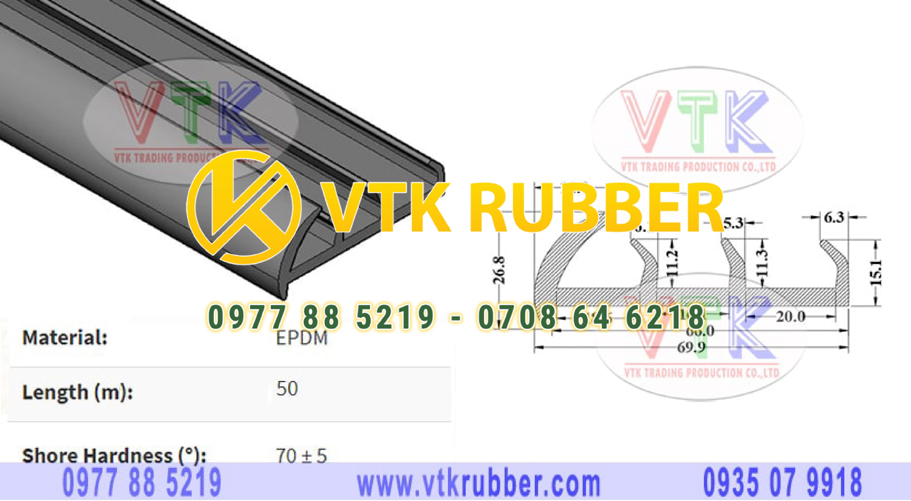 Gioăng cao su lắp cửa thùng xe tải, xe container ở Lâm Đồng