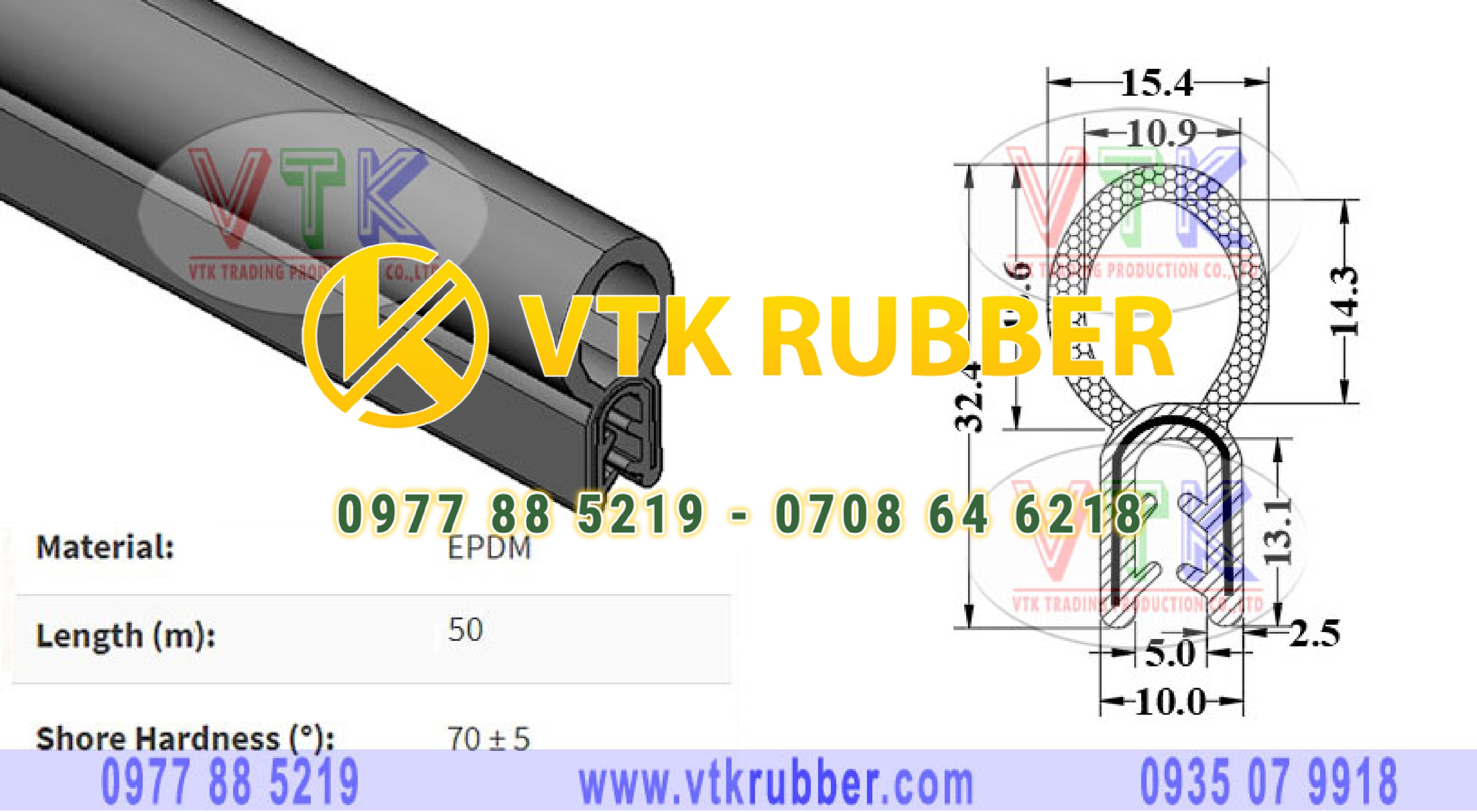 Gioăng cao su cửa tủ điện ở Gia Lai