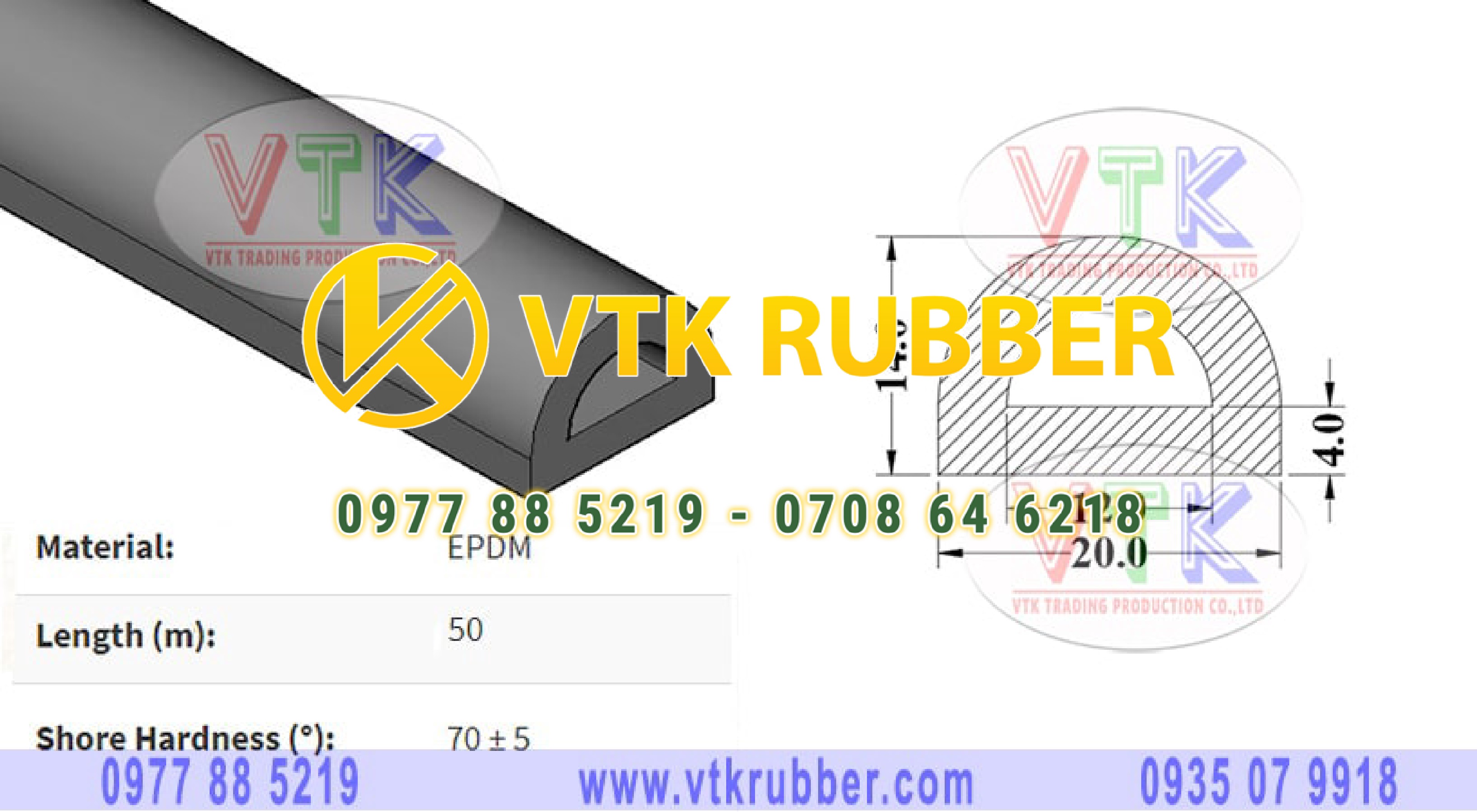 Mua gioăng đệm cao su chữ D ở Đắk Nông