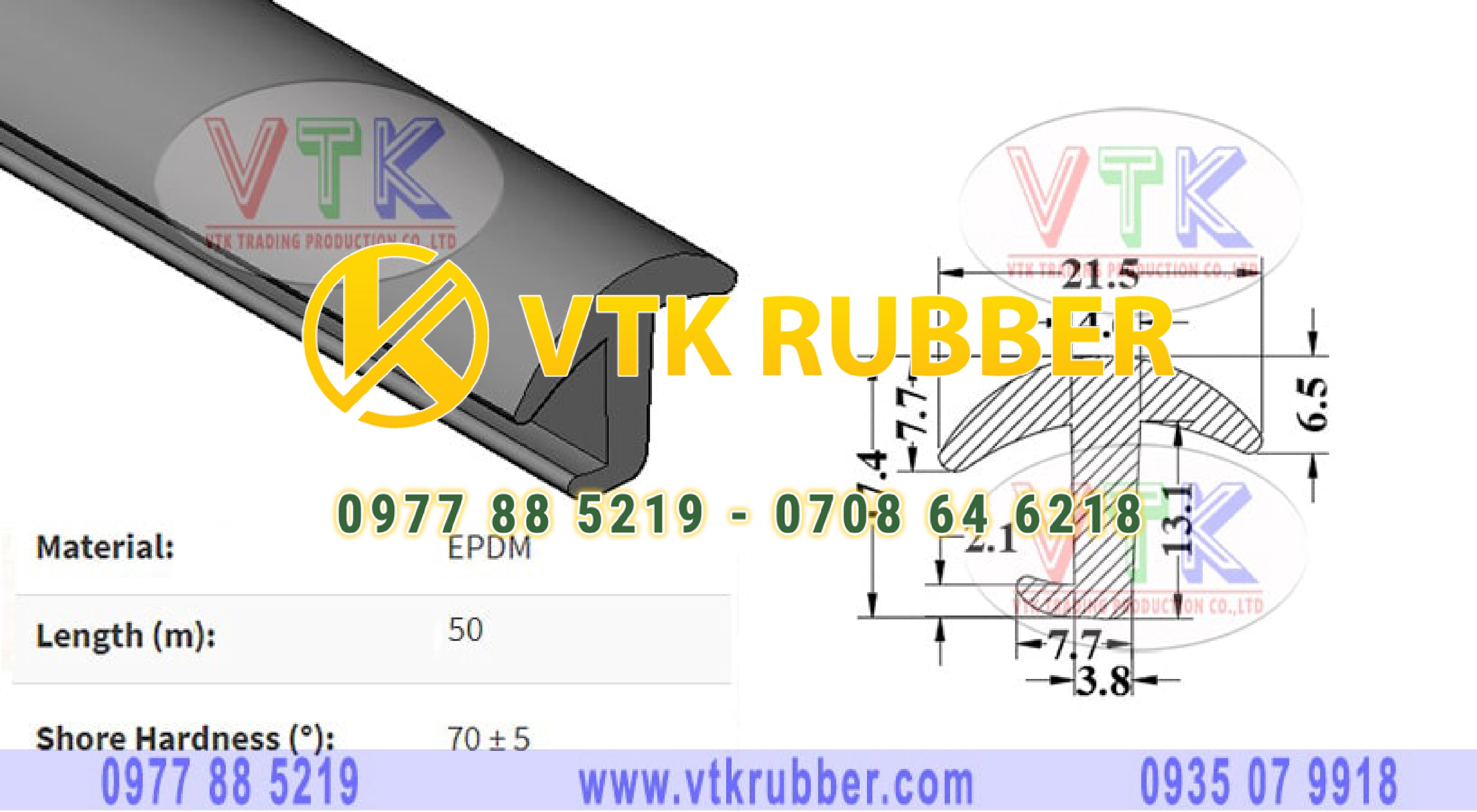 Địa chỉ bán ron cao su chữ H ở Đắk Nông
