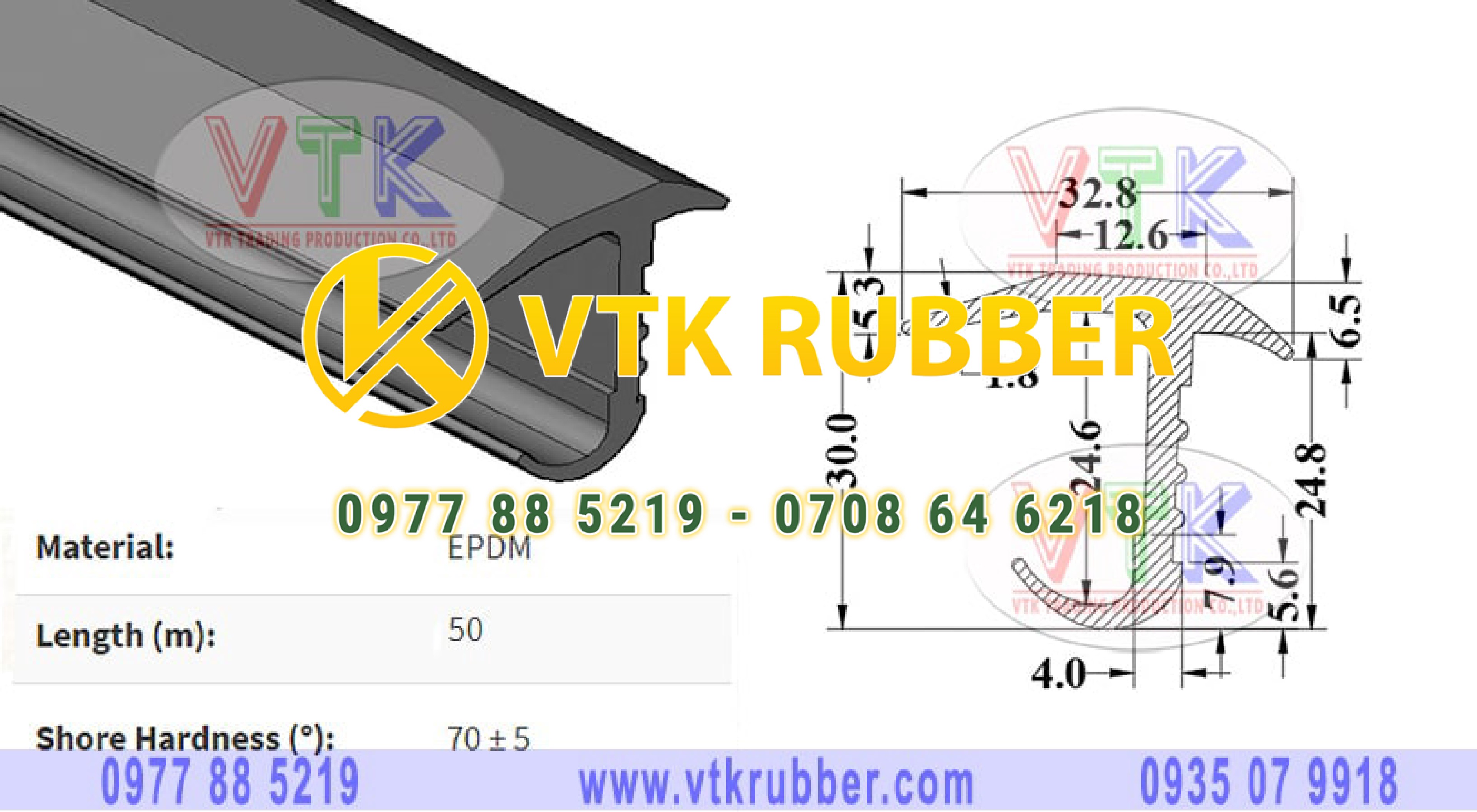 Báo giá gioăng cao su thùng xe đông lạnh ở Lâm Đồng