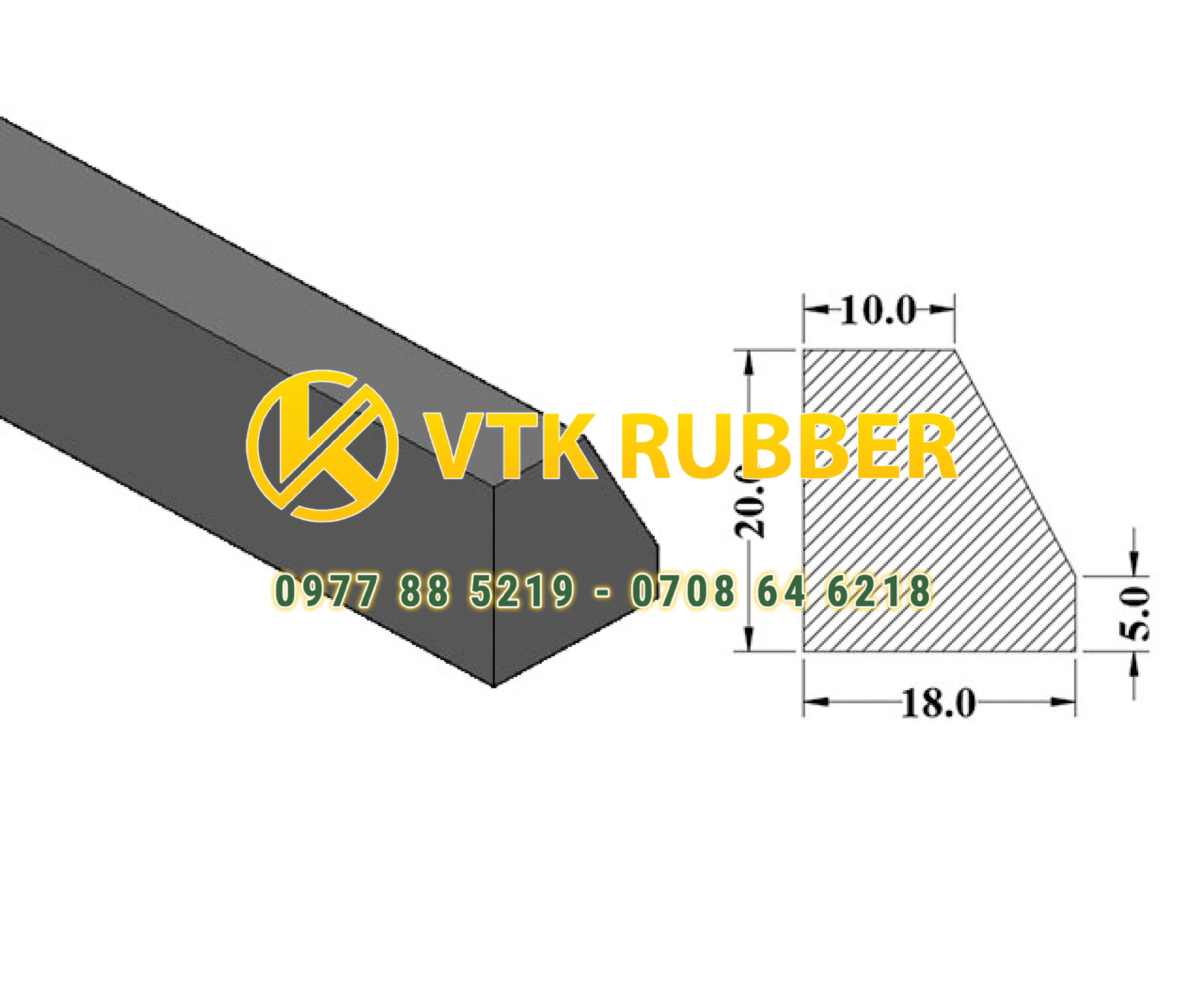 Gia công gioăng silicon chịu nhiệt chữ D Long An