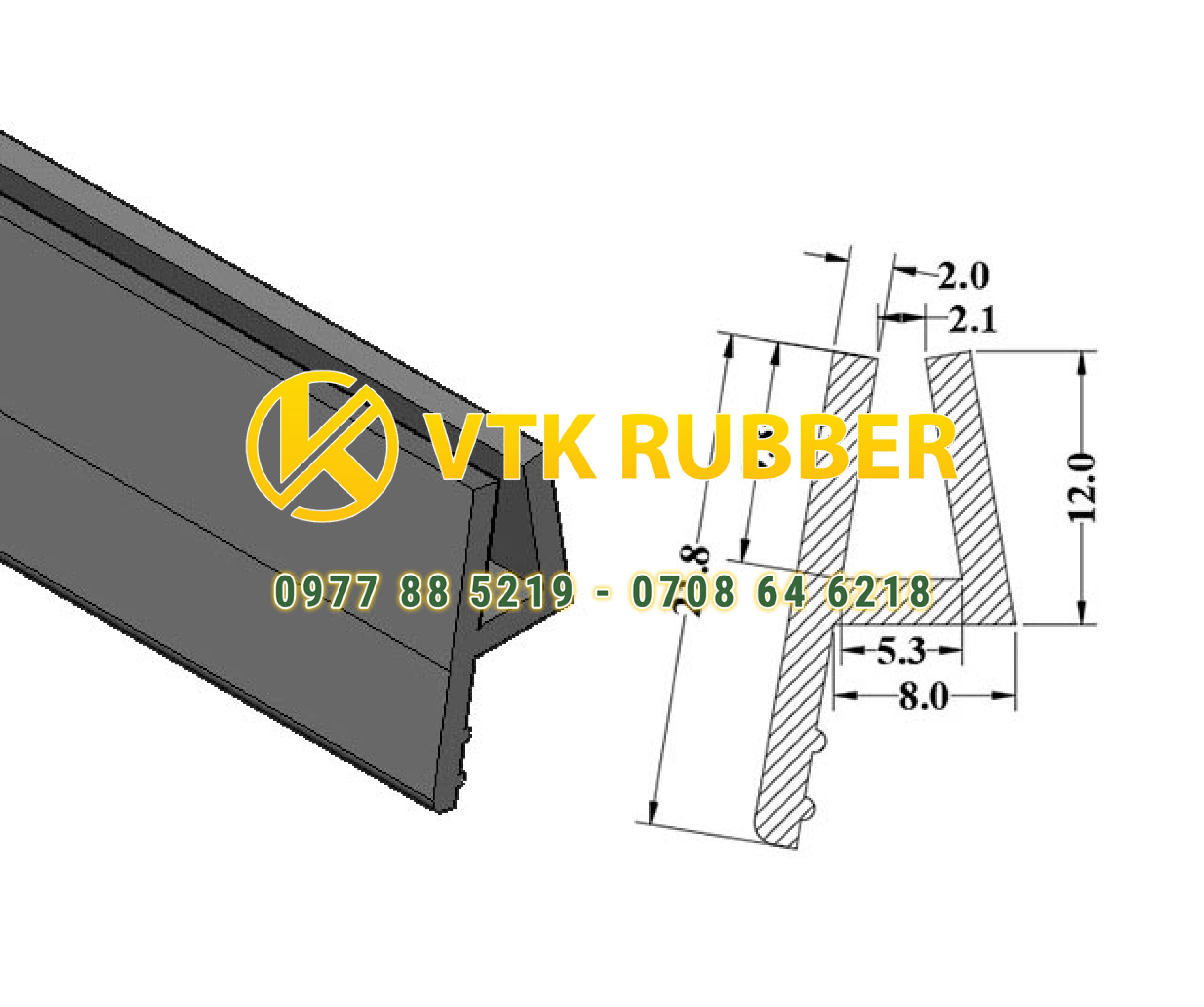 Nơi sản xuất gioăng silicon chịu nhiệt chữ H Bình Dương