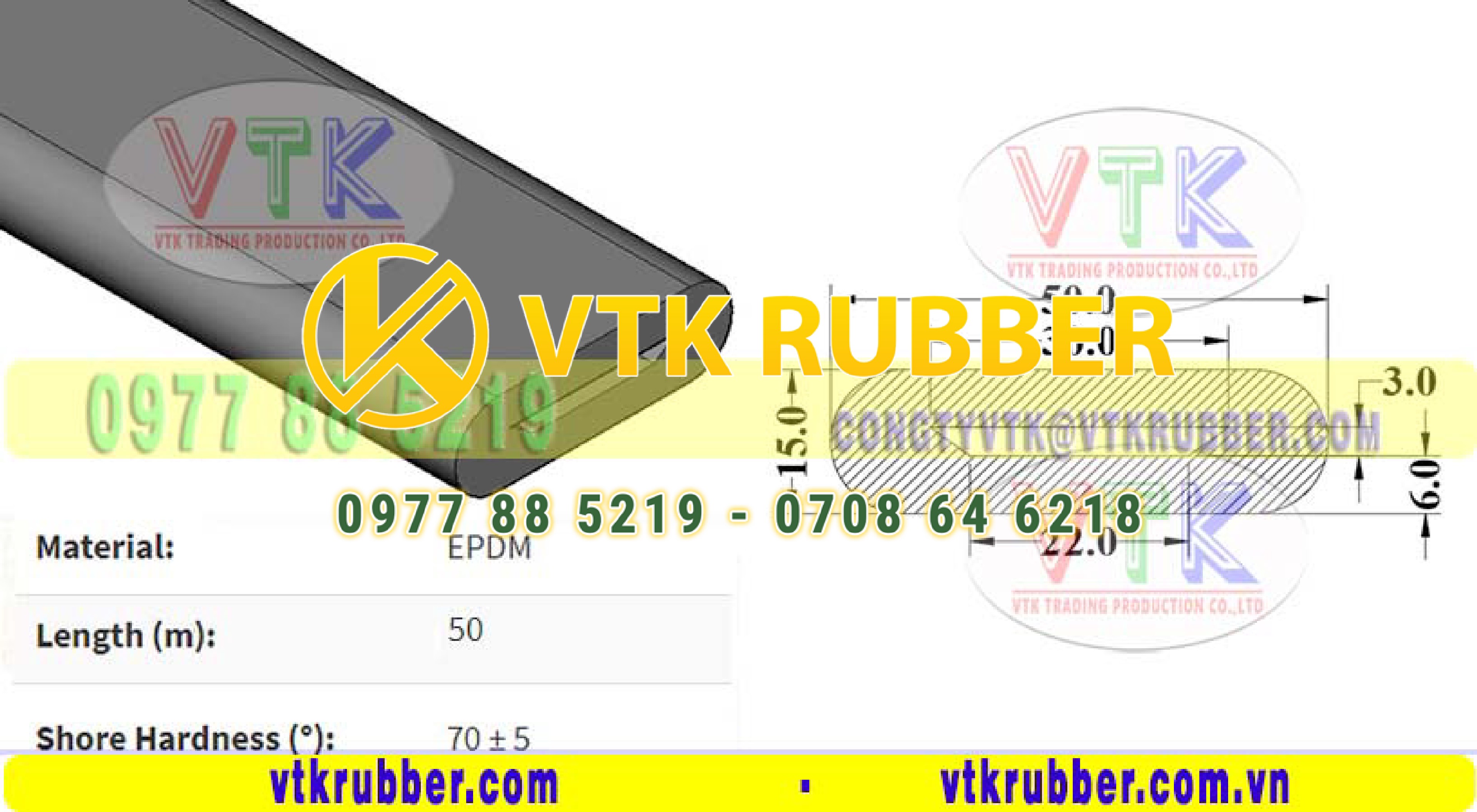 Nhà máy sản xuất gioăng cao su chặn nước chữ I ở Hồ Chí Minh