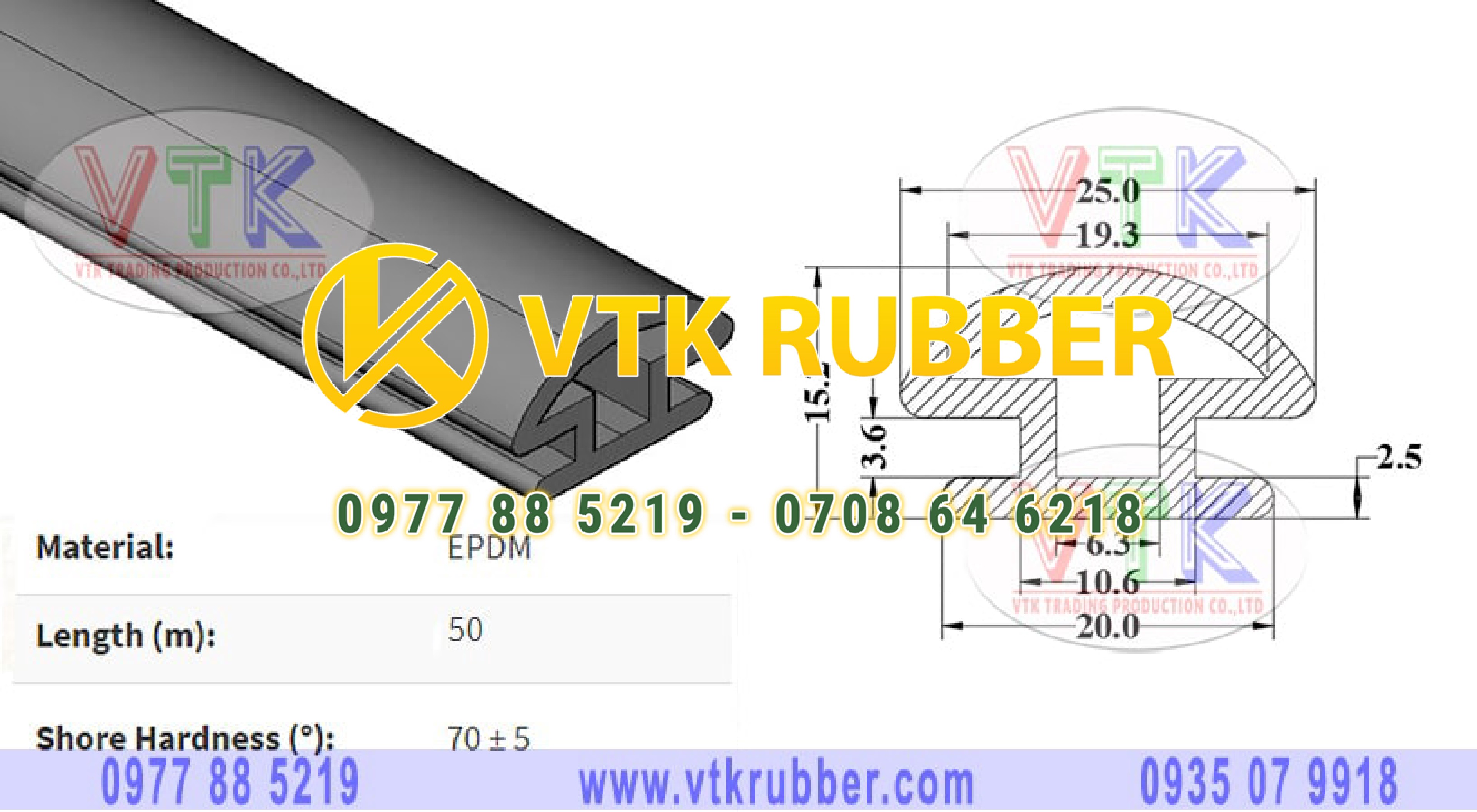 Đệm cao su màu trắng chống va đập ở Đồng Tháp