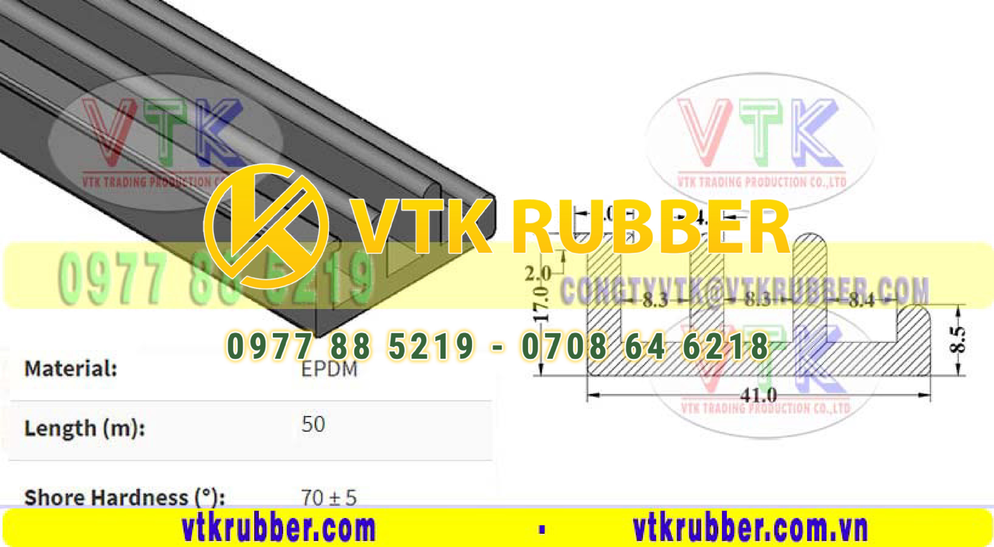 Gioăng cao su chịu nhiệu màu trắng ở Tiền Giang