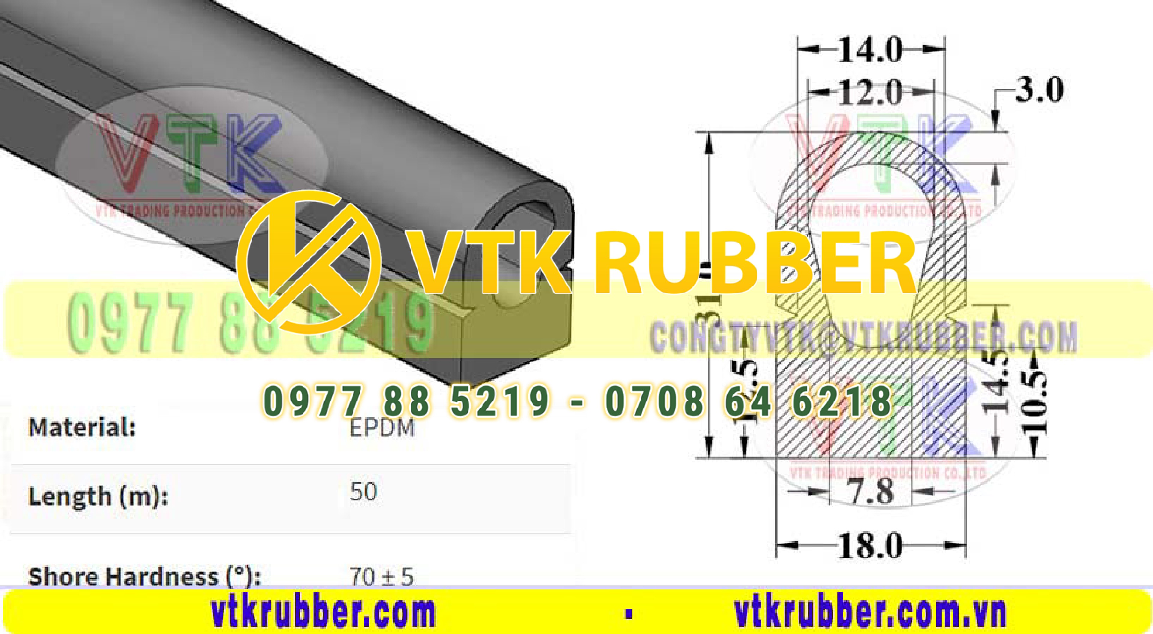 Gioăng ống cao su cửa kính ở Tiền Giang
