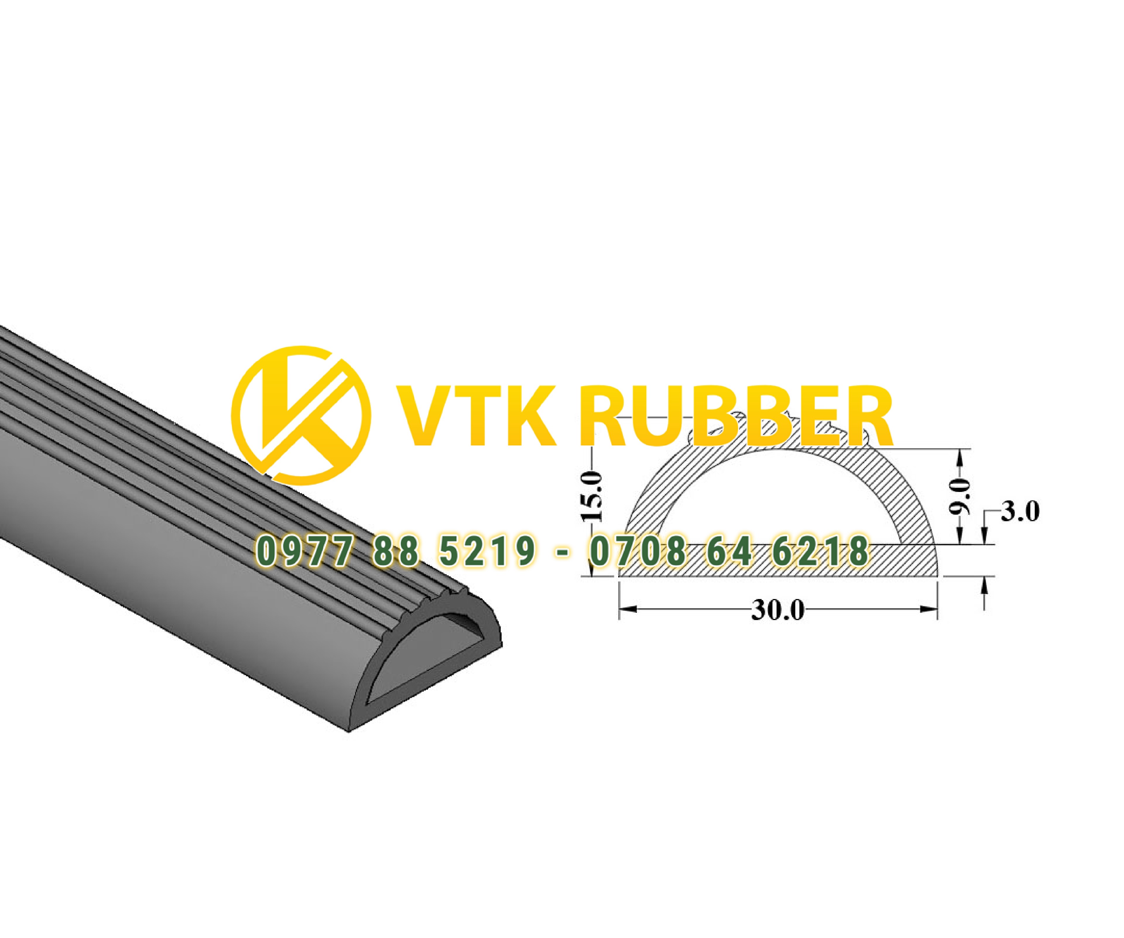 Gia công ron silicon màu xanh, trắng chữ D ở Đắk Nông