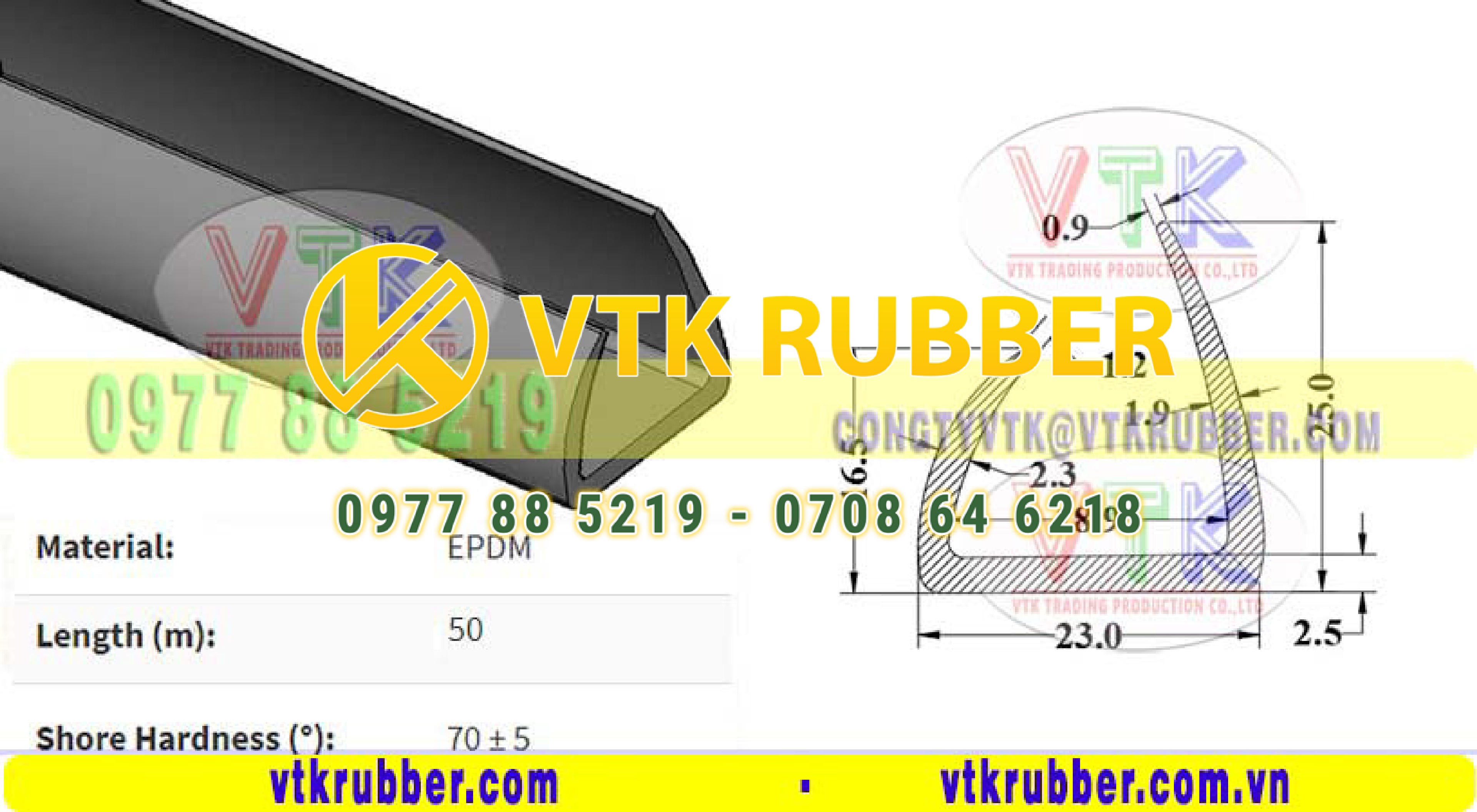 Nơi bán gioăng cao su cửa thùng xe ở Hậu Giang