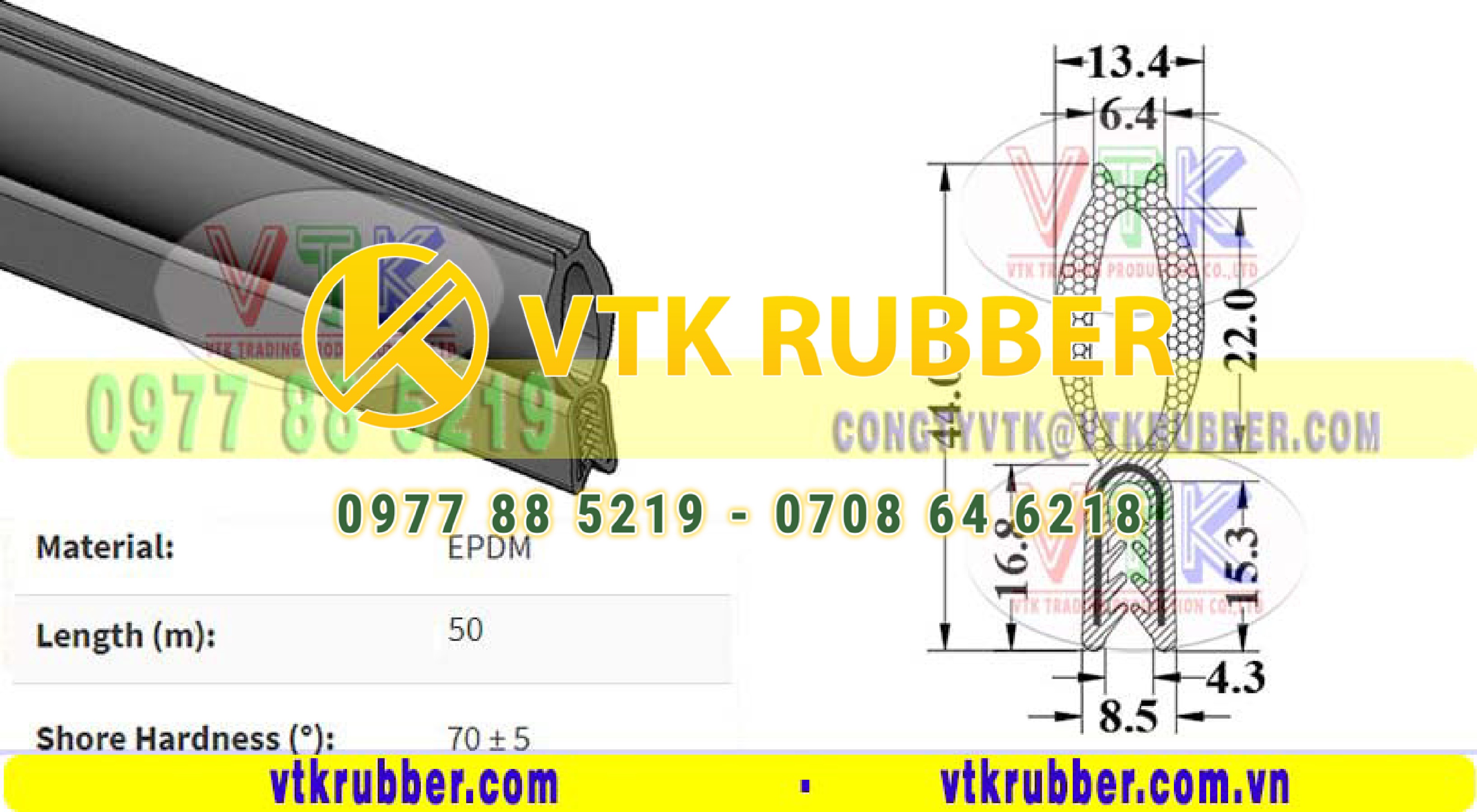 Gioăng cao su xốp bọc kẽm tủ điện chữ U ở Cà Mau