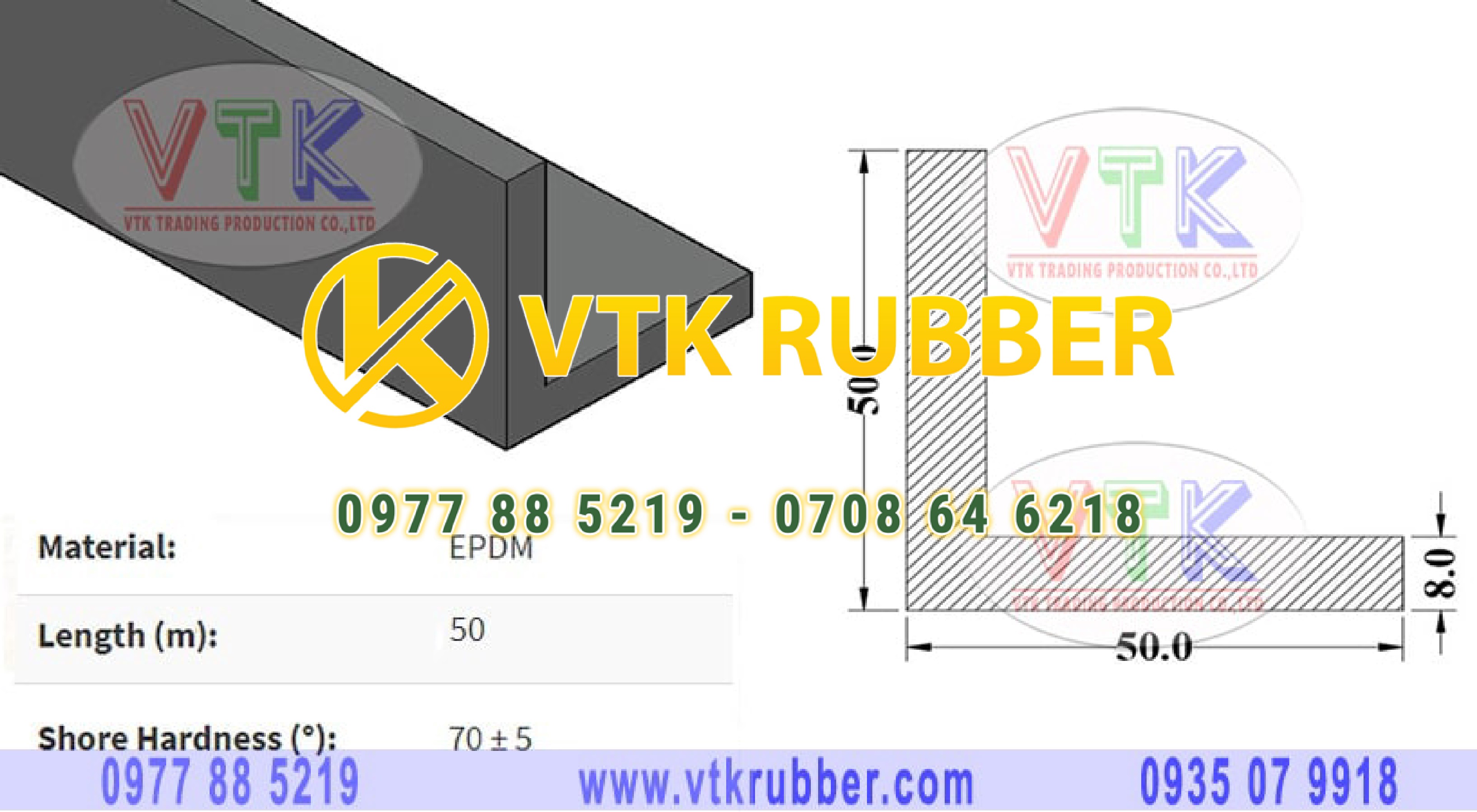 Địa điểm bán ron cao su chữ L ở Nam Định