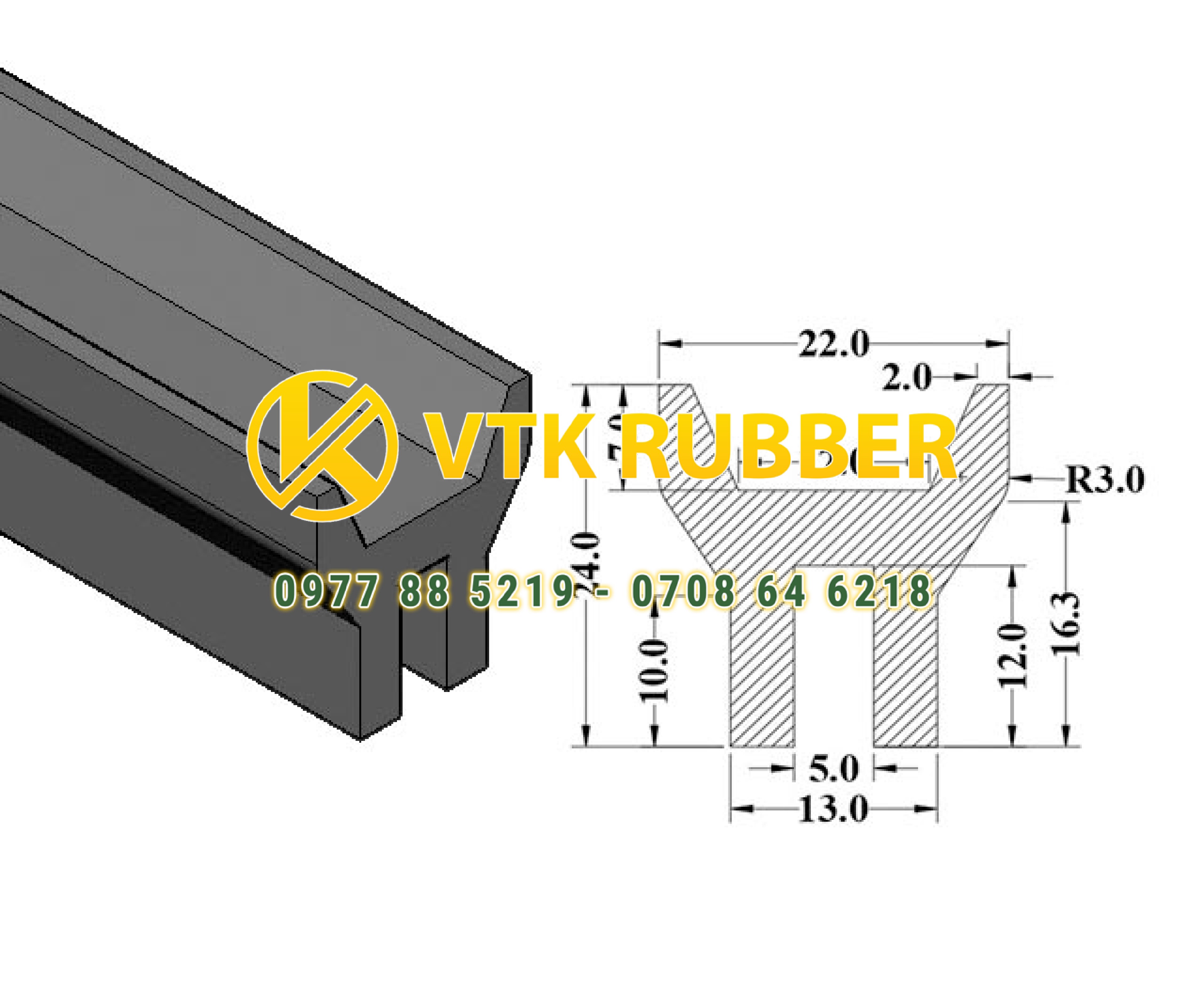 Nơi bán gioăng silicon chịu nhiệt chữ Y Bình Dương