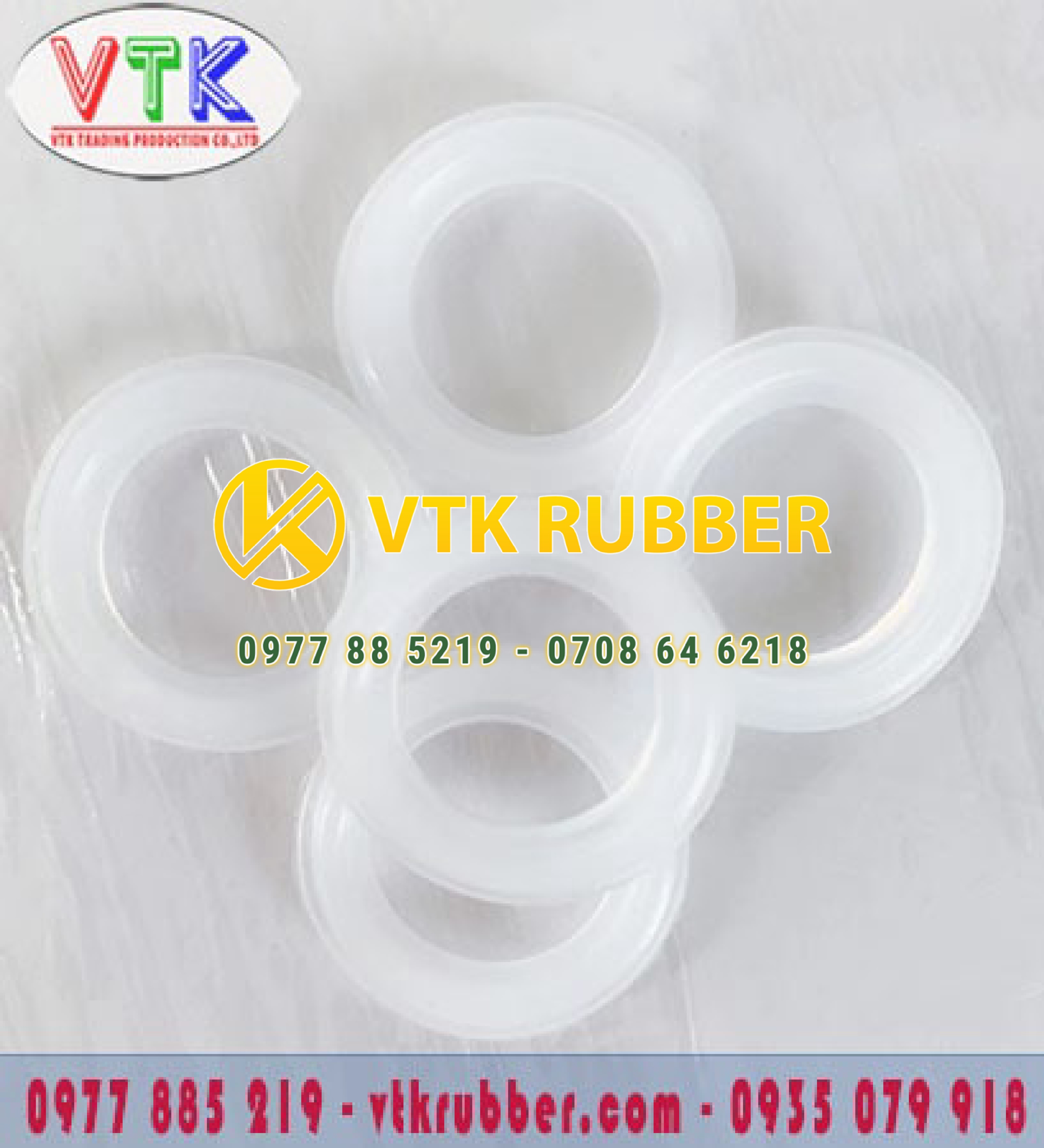 Oring dẹp silicone co giãn tốt ở Nghệ An