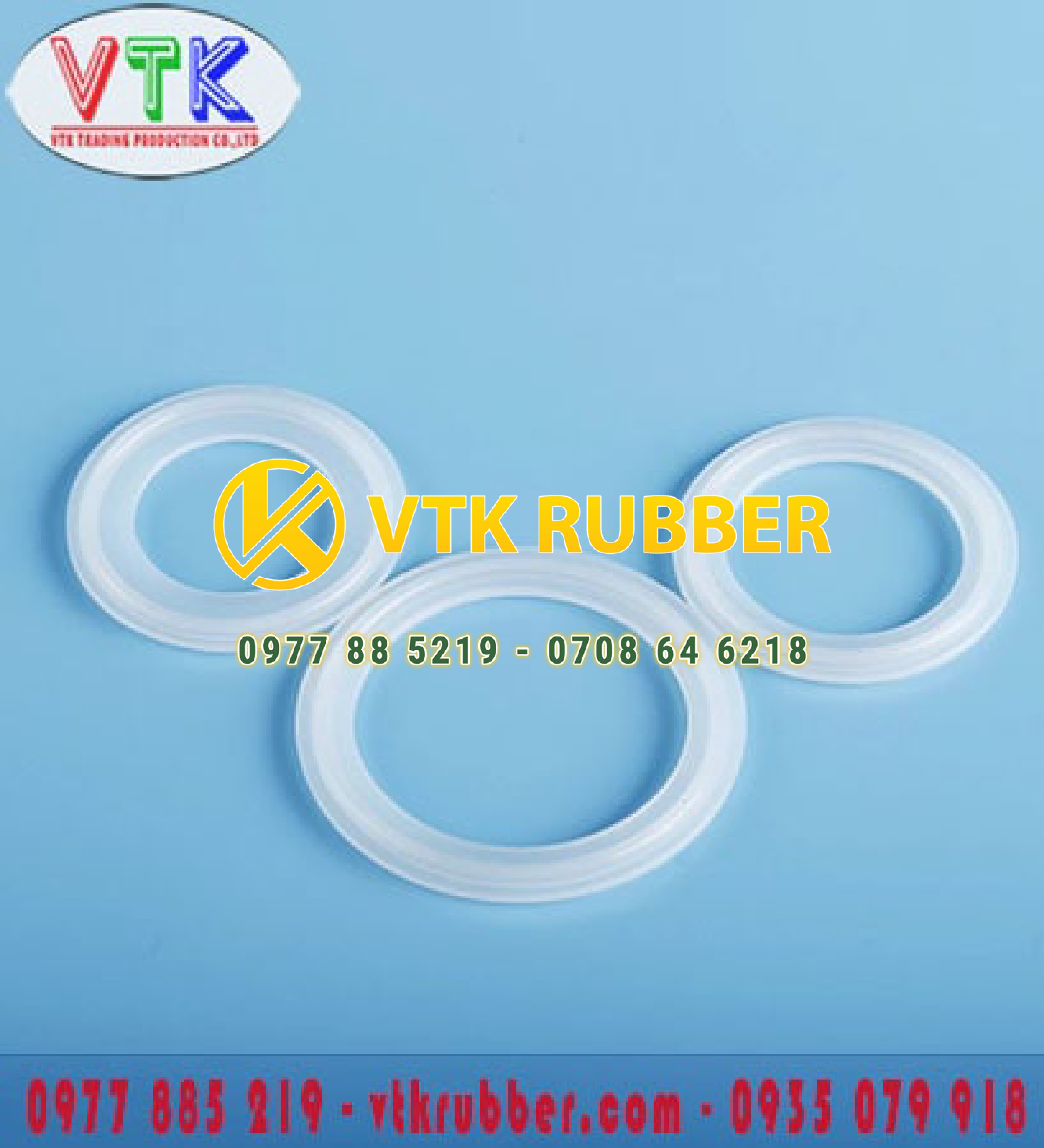 Gioăng silicon tròn chịu nhiệt ở Hà Tĩnh