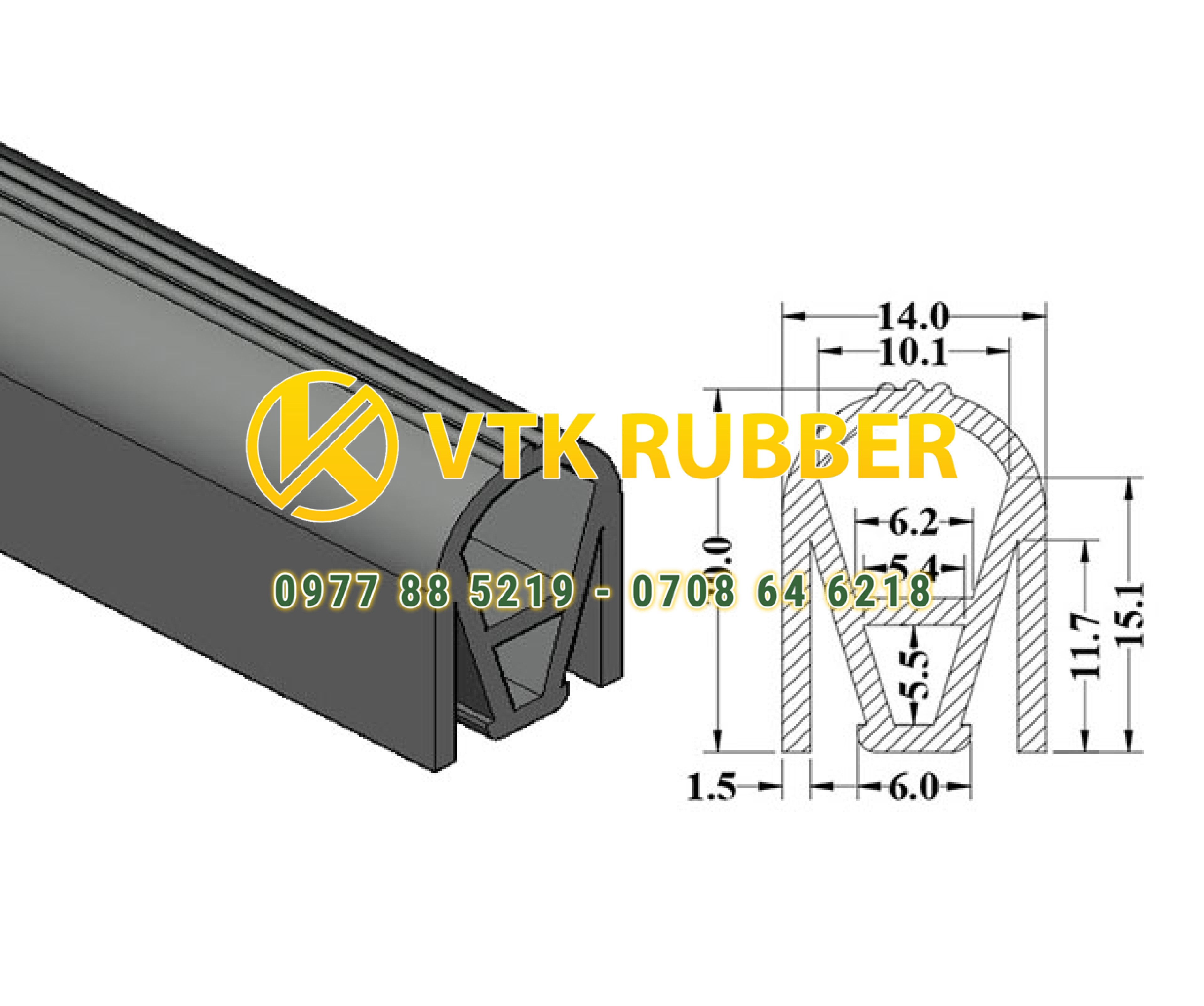 Xưởng cung cấp gioăng silicon chữ D màu đỏ Quảng Bình