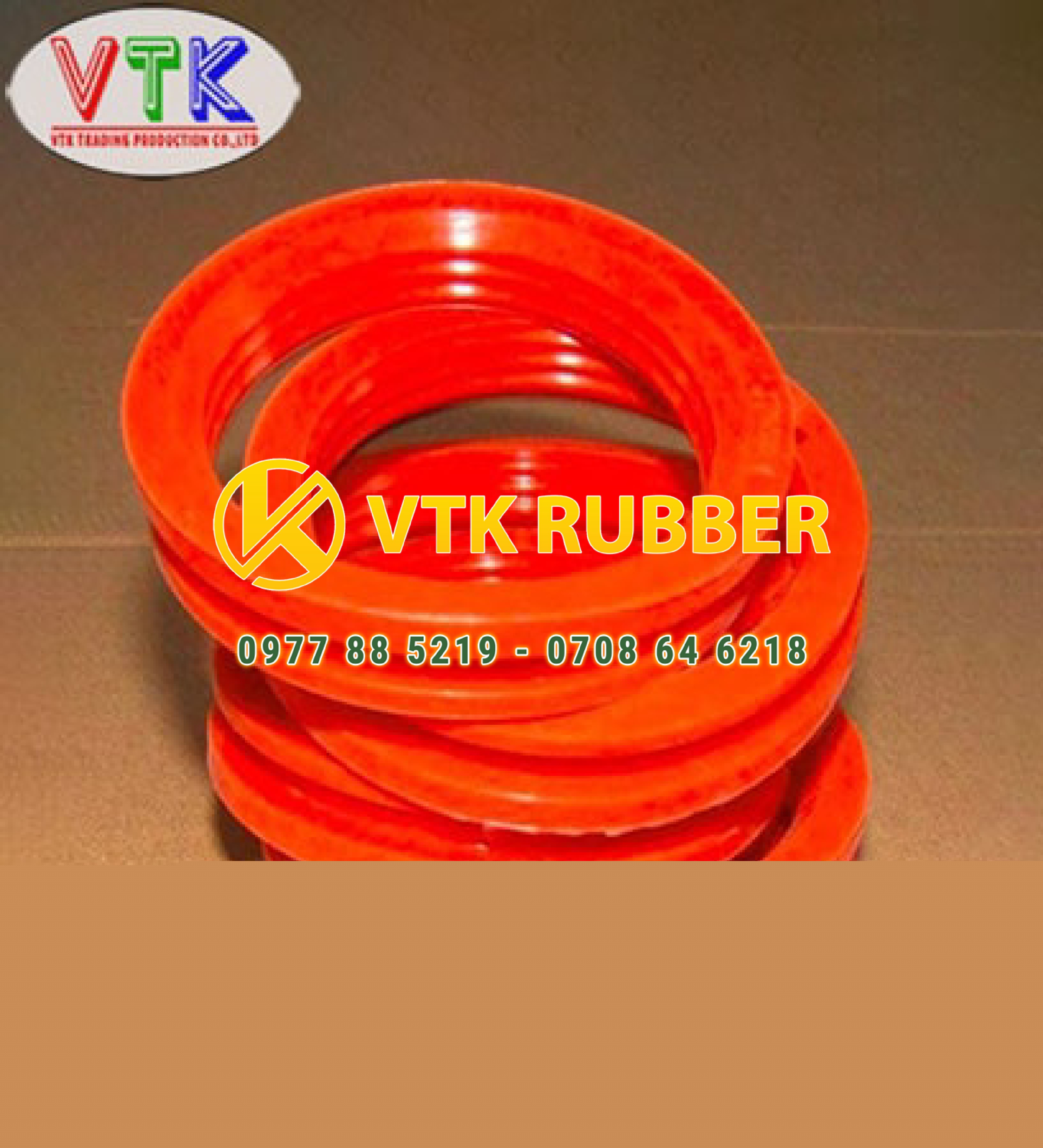 Gia công oring silicon màu đỏ theo bản vẽ ở Quảng Trị