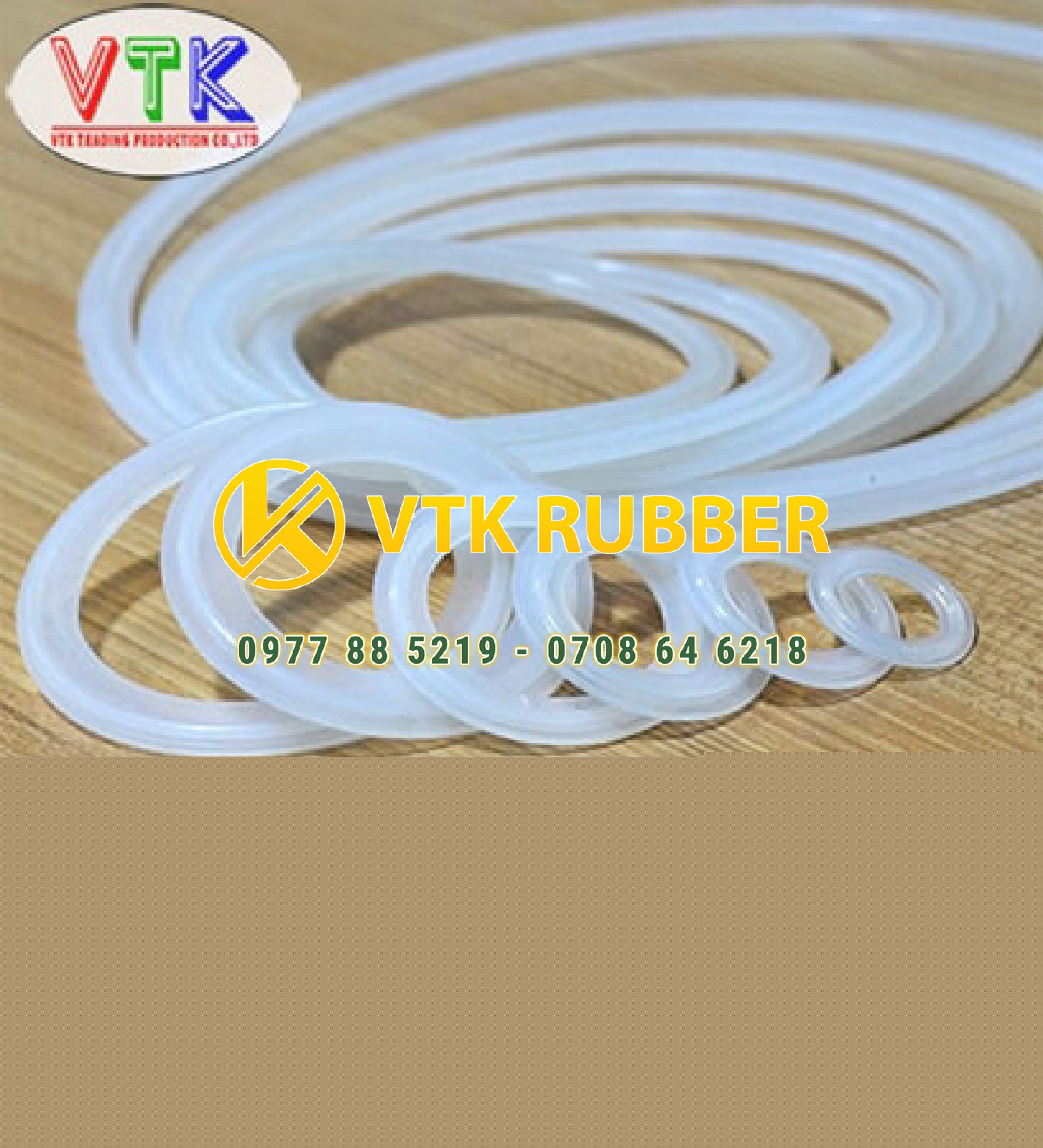 Gia công vòng đệm silicon theo yêu cầu ở Thừa Thiên Huế