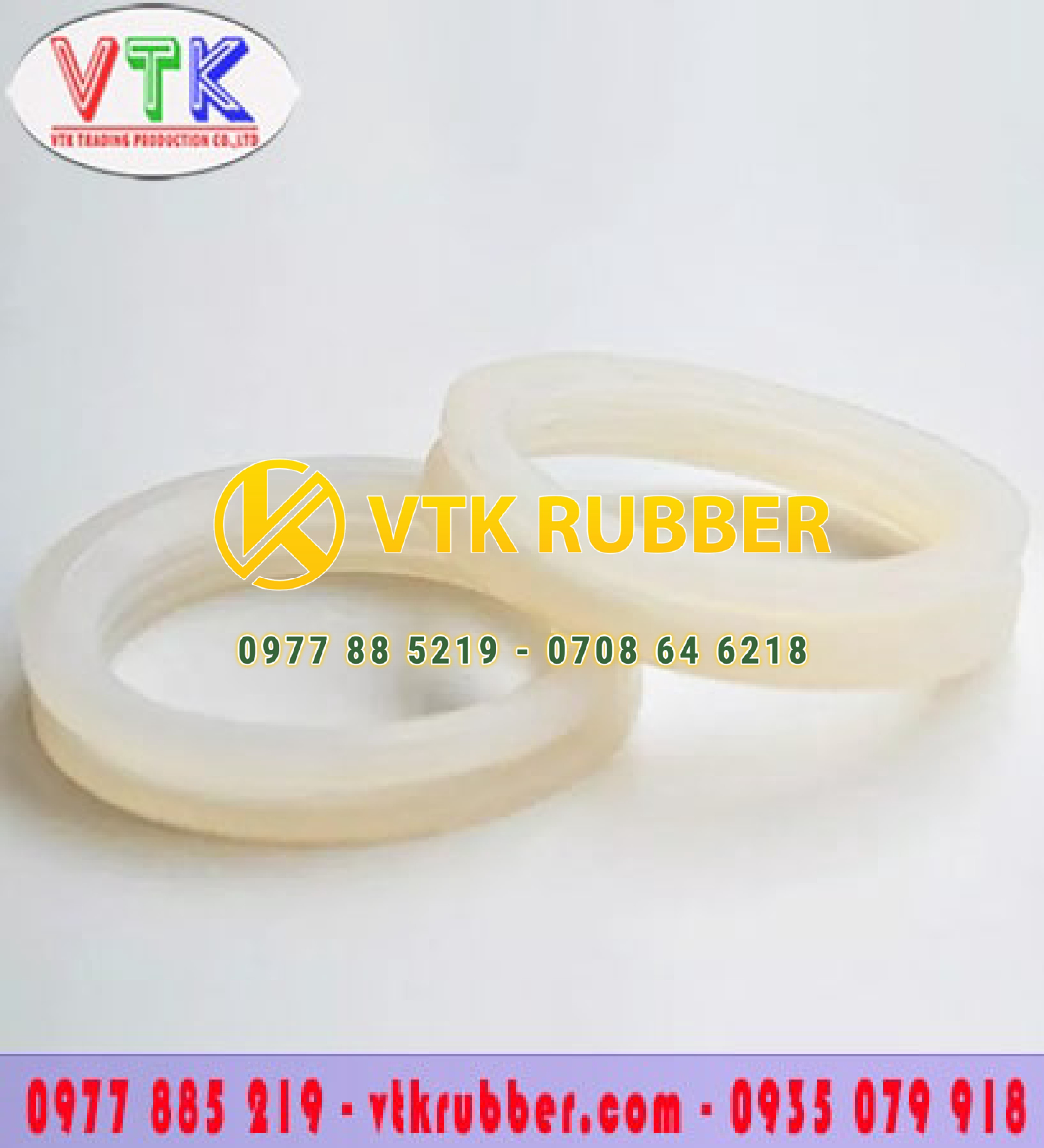 Vòng đệm silicon chữ U màu trắng ở Thừa Thiên Huế