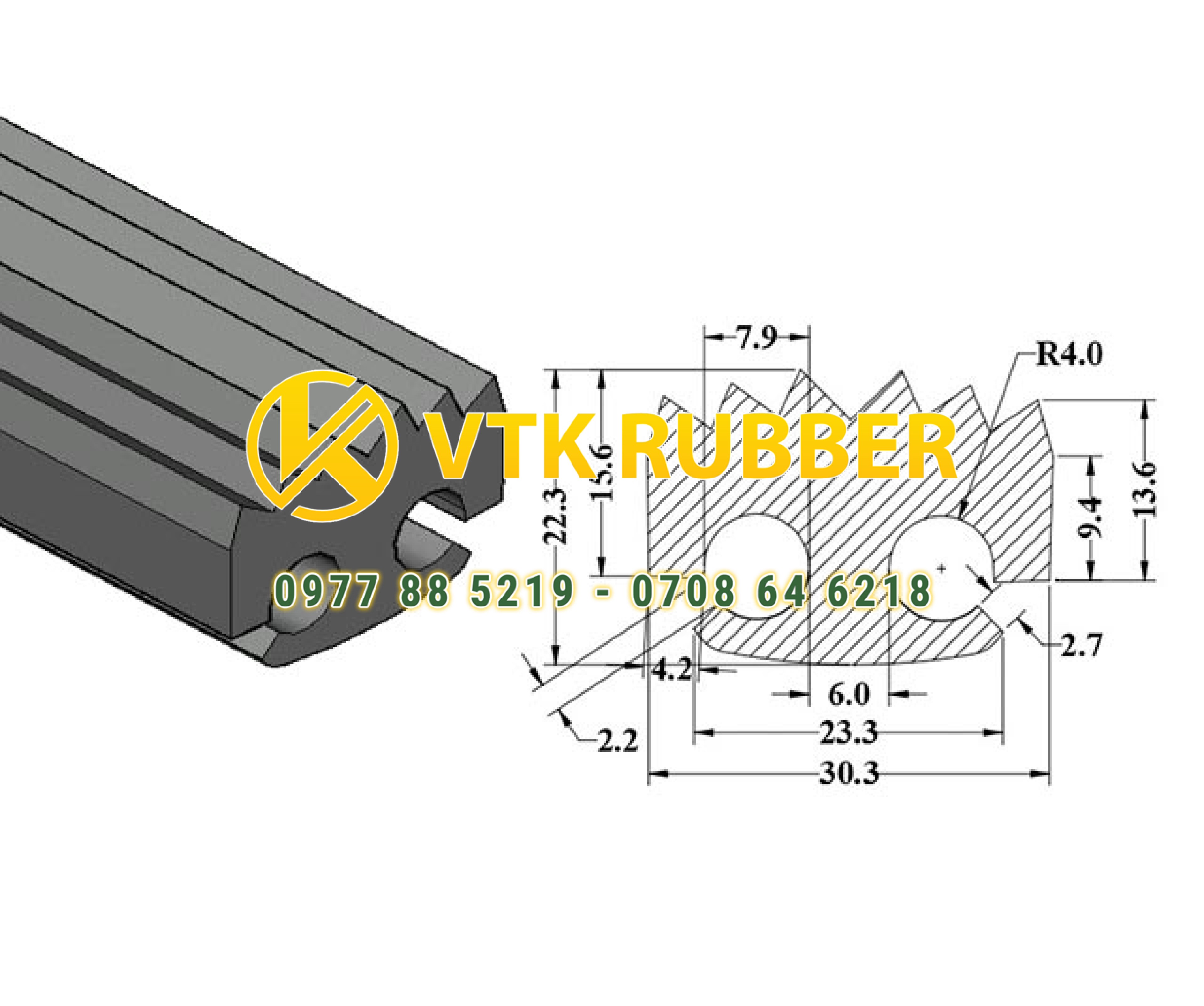 Xưởng sản xuất gioăng chịu nhiệt chữ H silicon Nghệ An