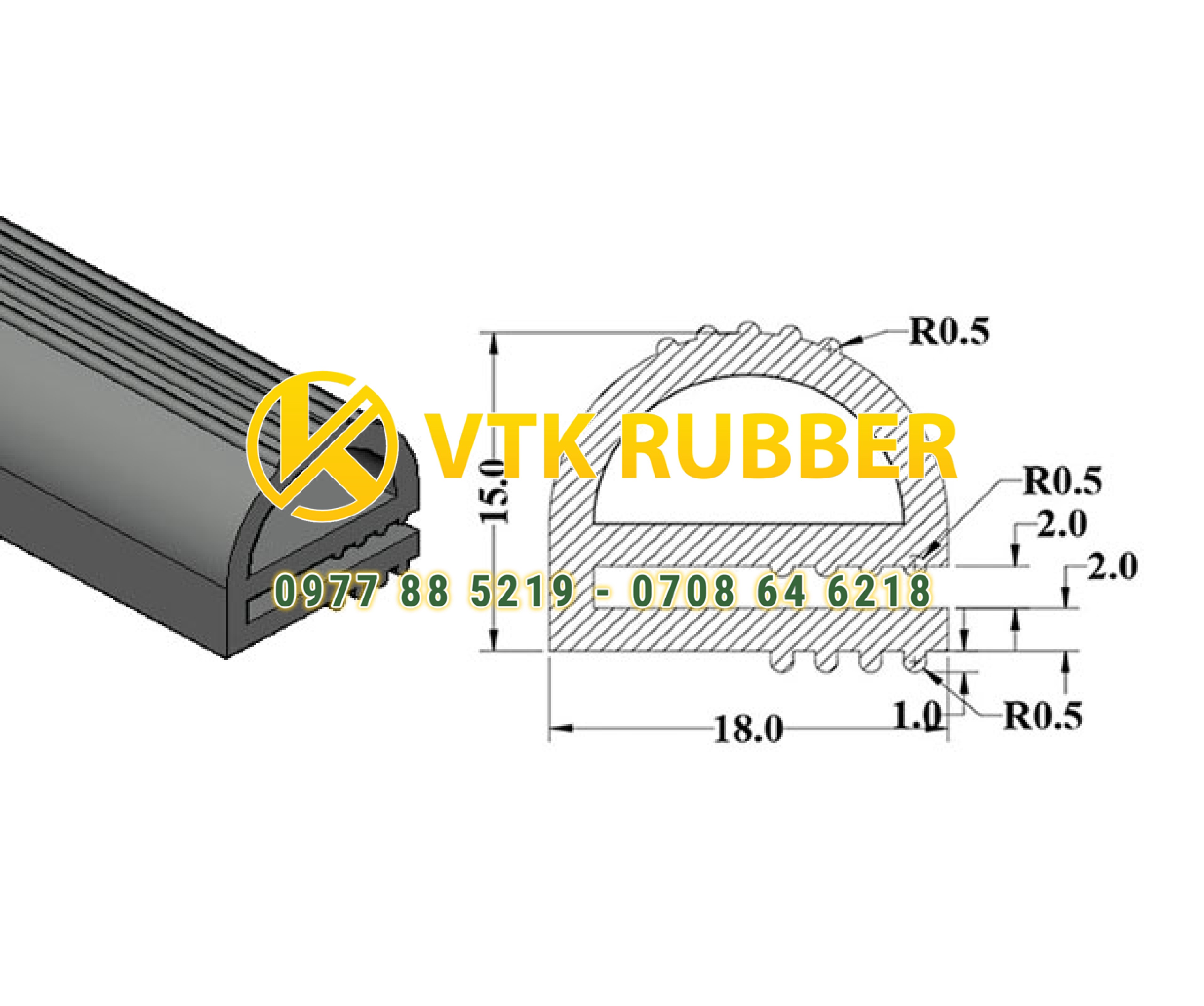Địa chỉ bán gioăng chữ E dùng cho tủ cơm, tủ sấy ở Thái Bình