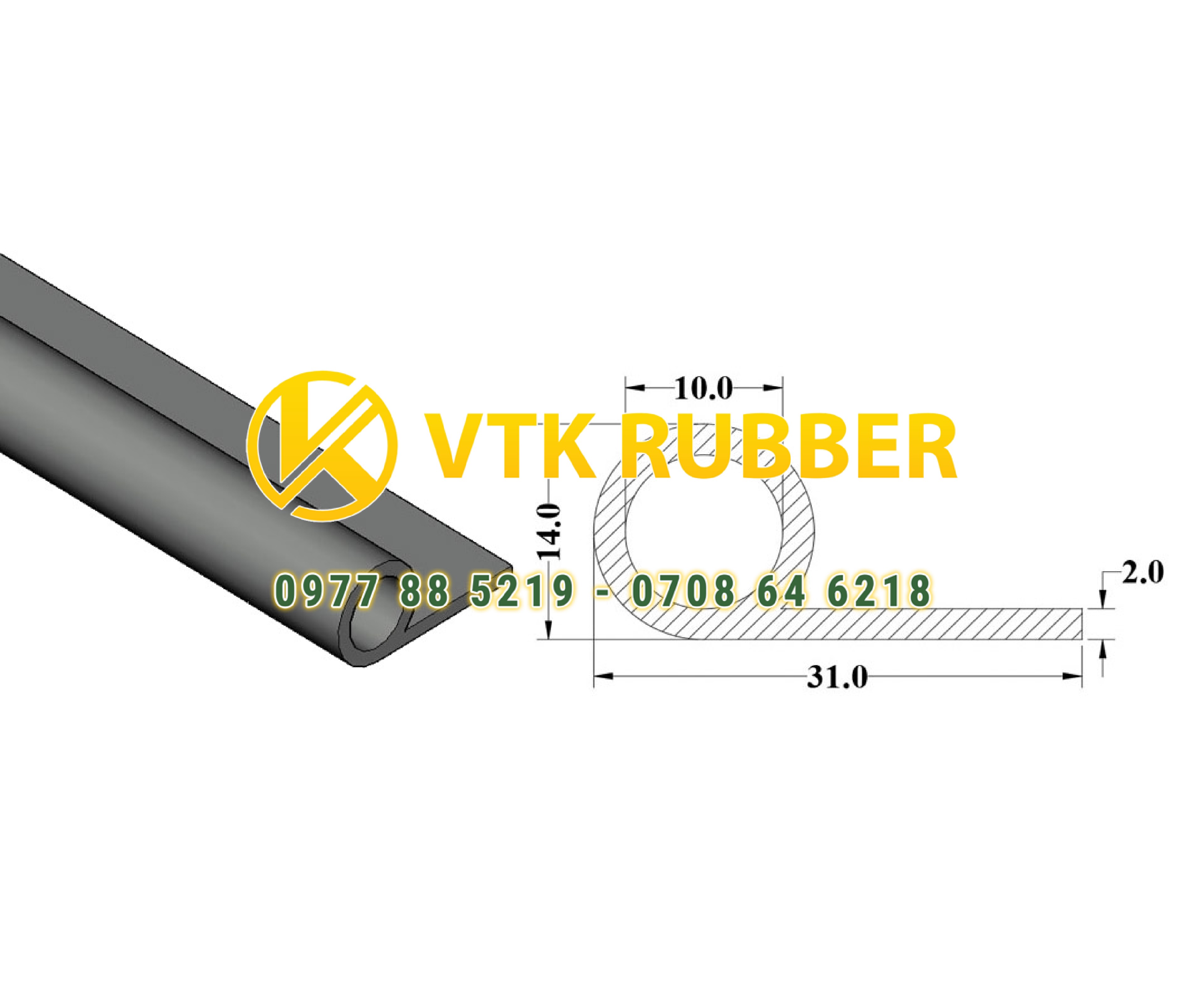 Địa điểm bán gioăng cao su củ tỏi, chữ P chặn nước ở Hưng Yên