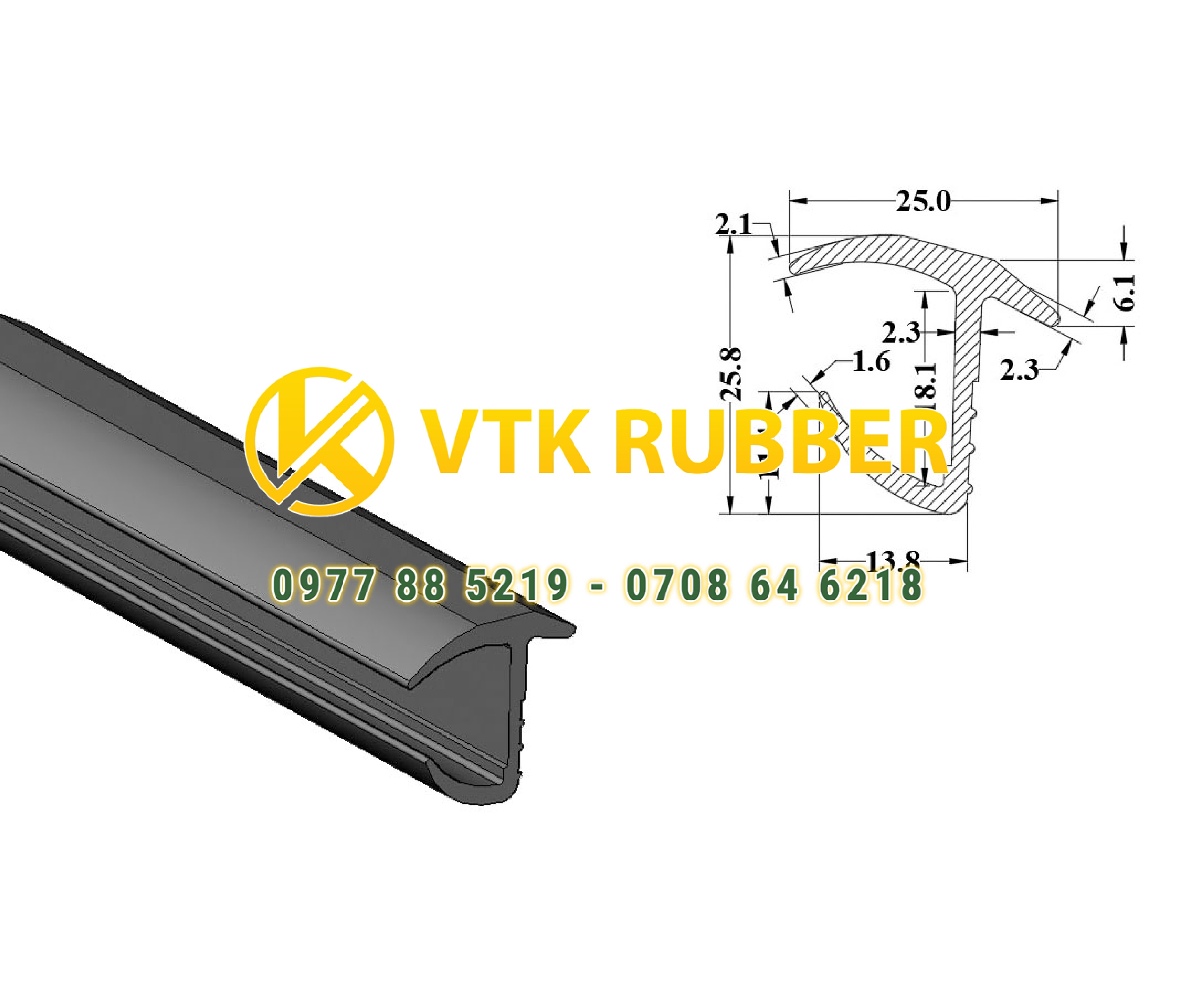 Gioăng cửa thùng xe tải, xe đông lạnh, xe container ở Gia Lai