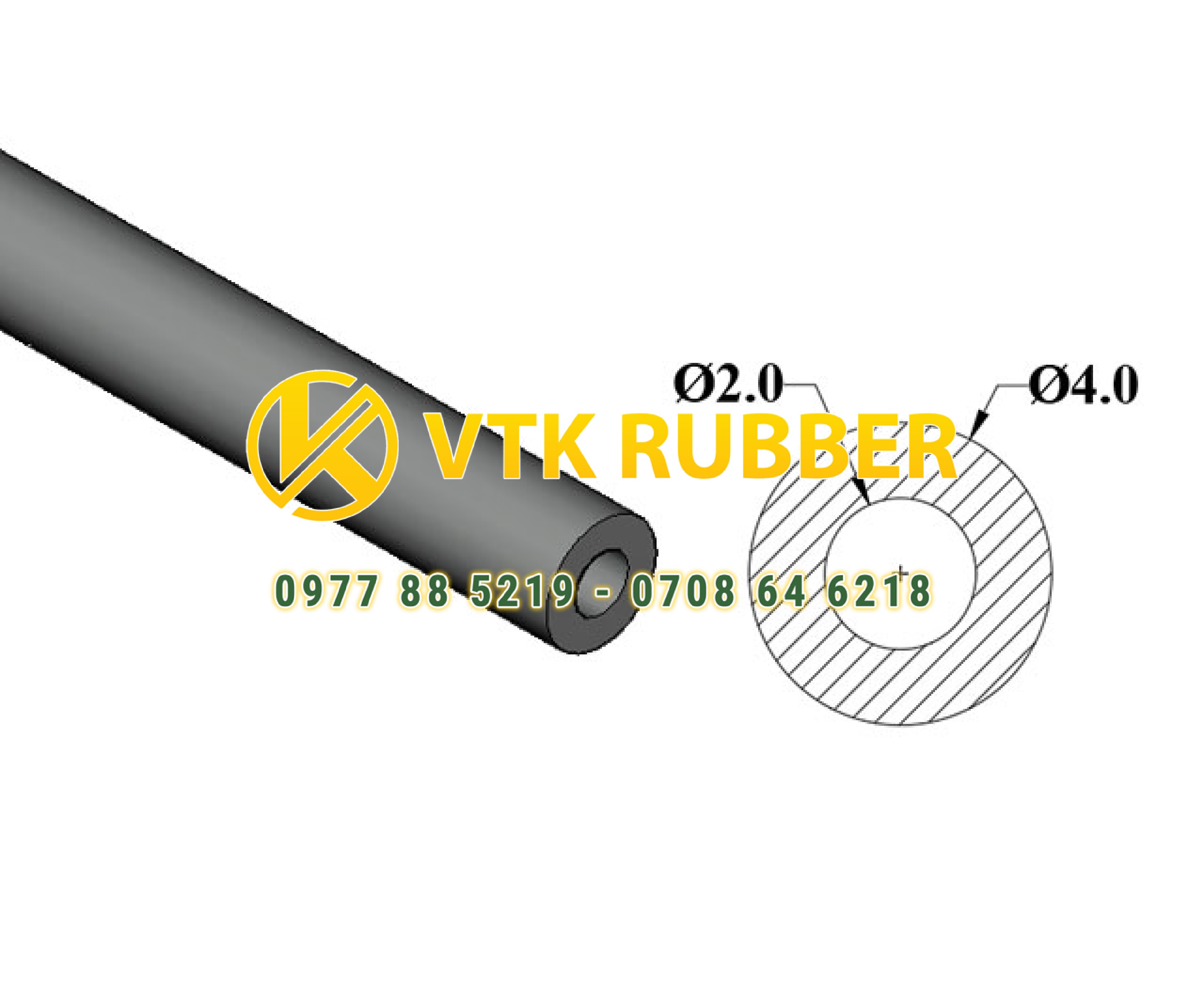 Gia công ống silicon chịu nhiệt phi 2 x 4 ở Hà Nội