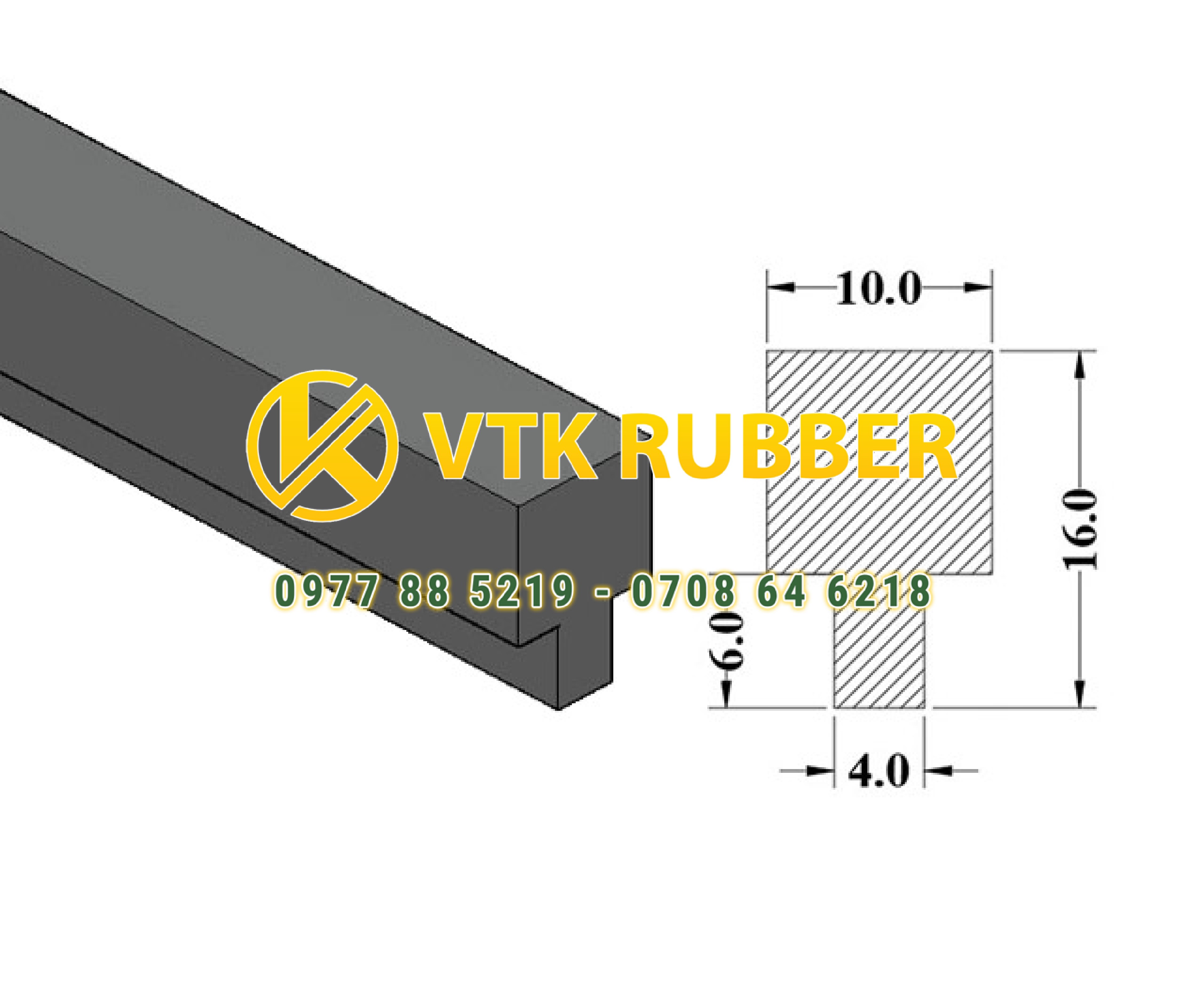 Nơi bán gioăng cao su chữ T chịu nhiệt ở Bắc Giang