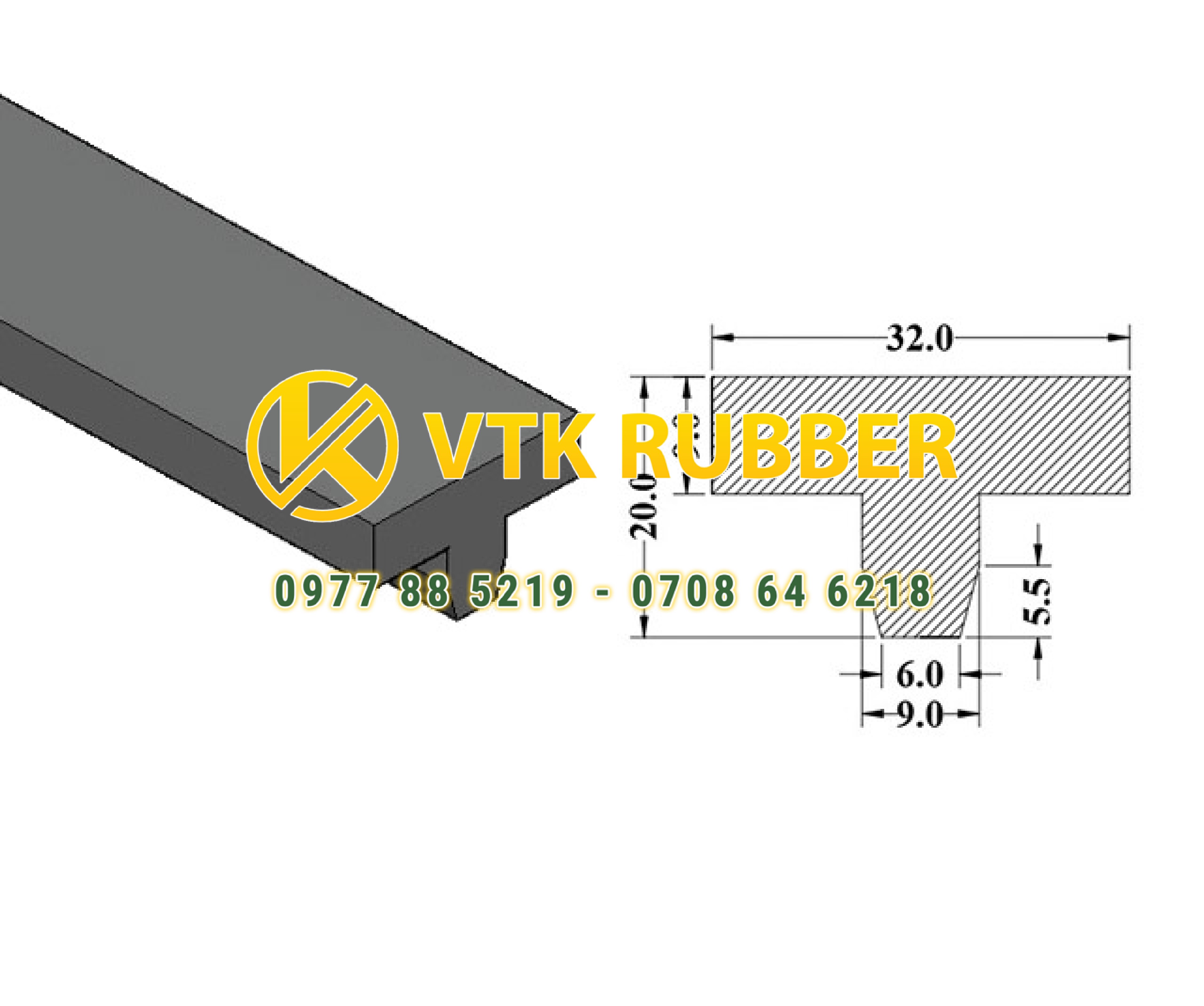 Xưởng cung cấp gioăng silicon trắng chữ T ở Thái Nguyên