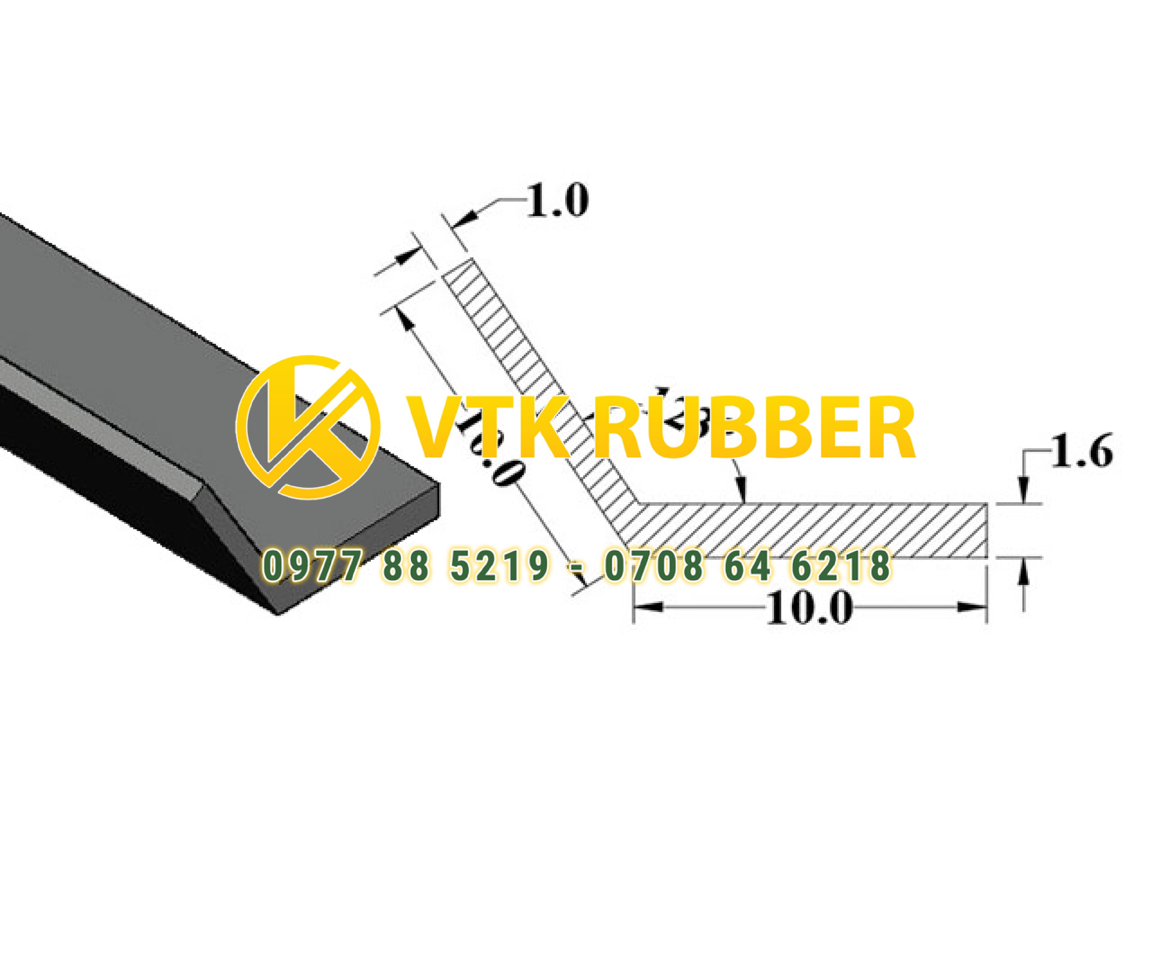 Cơ sở cung cấp gioăng silicon màu trắng chữ L ở Tuyên Quang