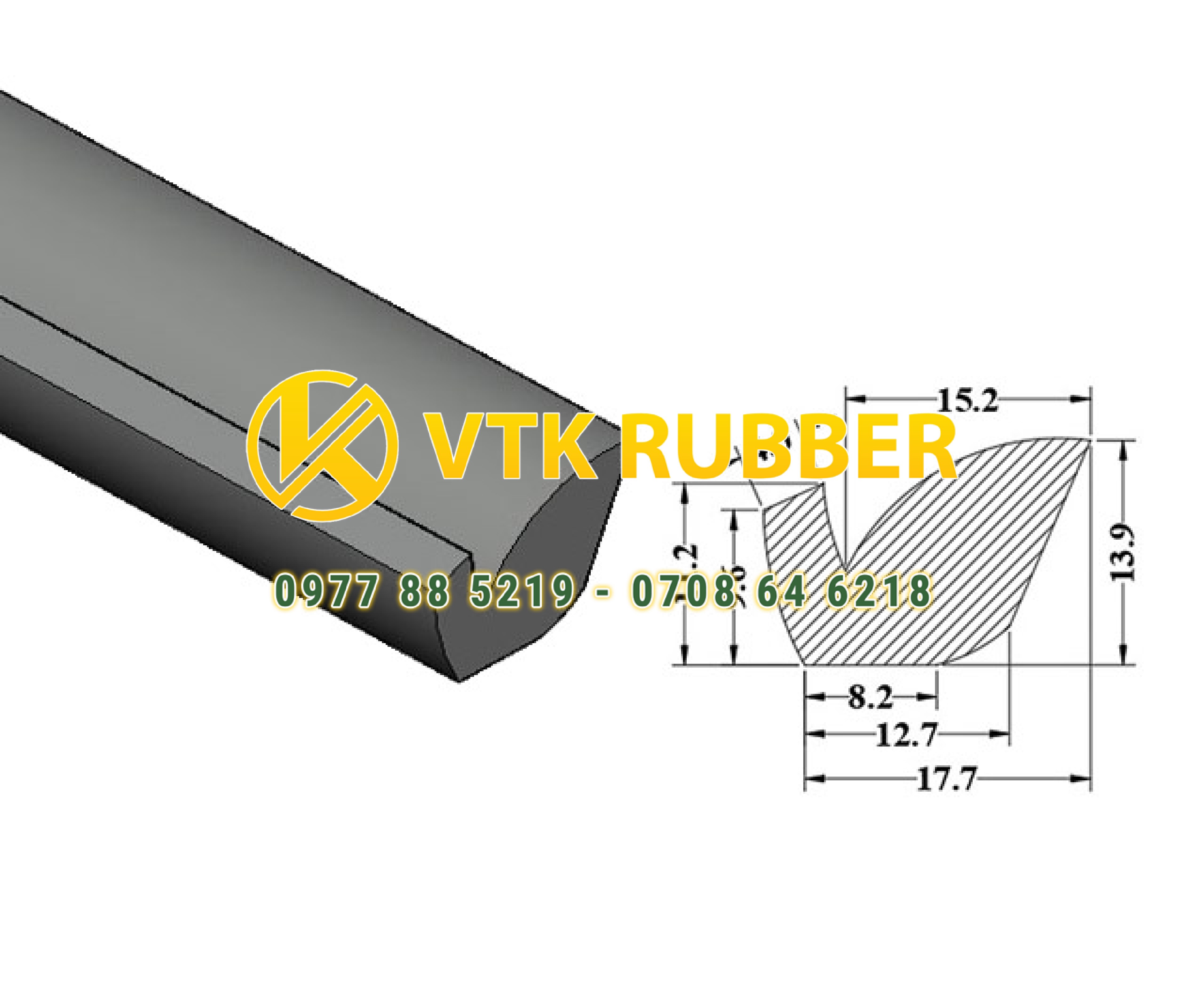 Cơ sở sản xuất gioăng silicon trắng trong chữ U ở Lạng Sơn