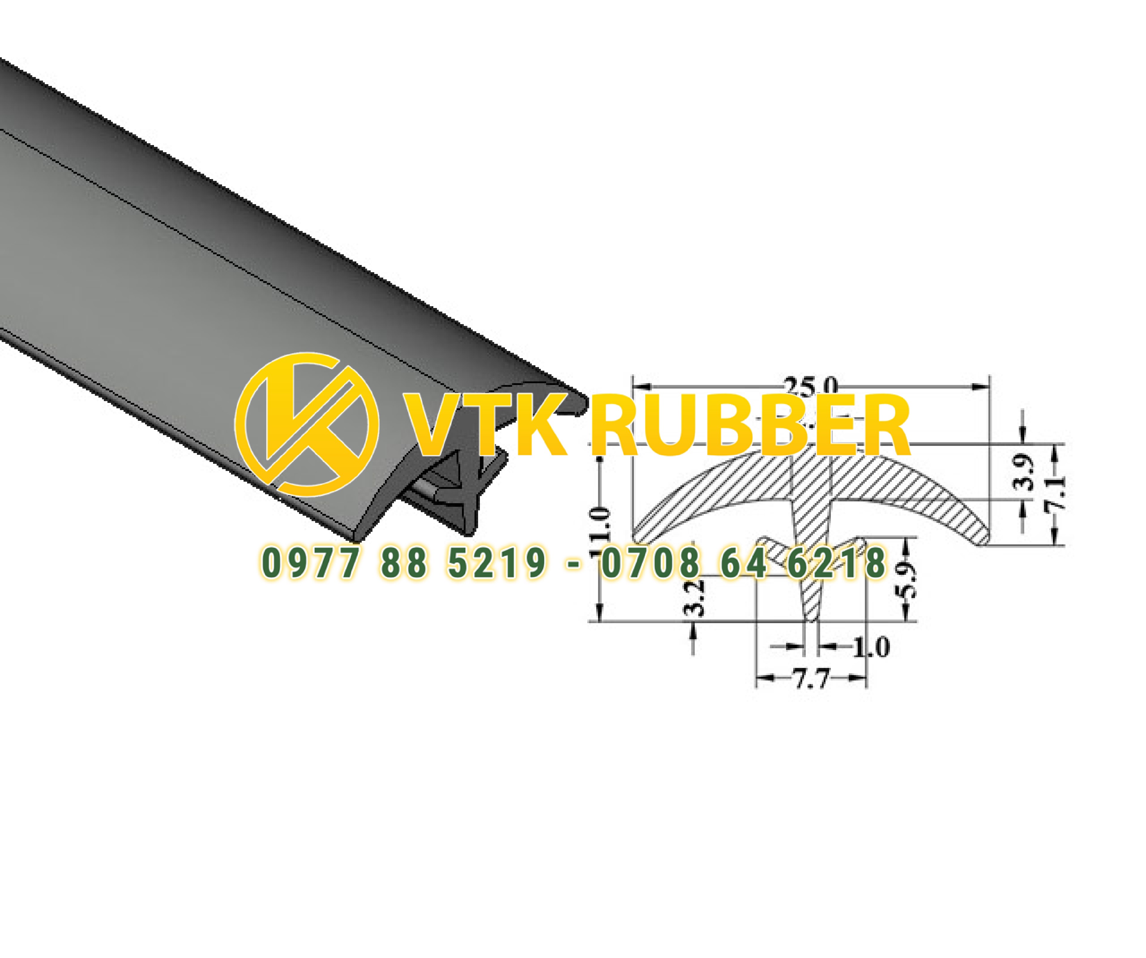 Nhà máy gioăng silicon trắng chữ T ở Lạng Sơn