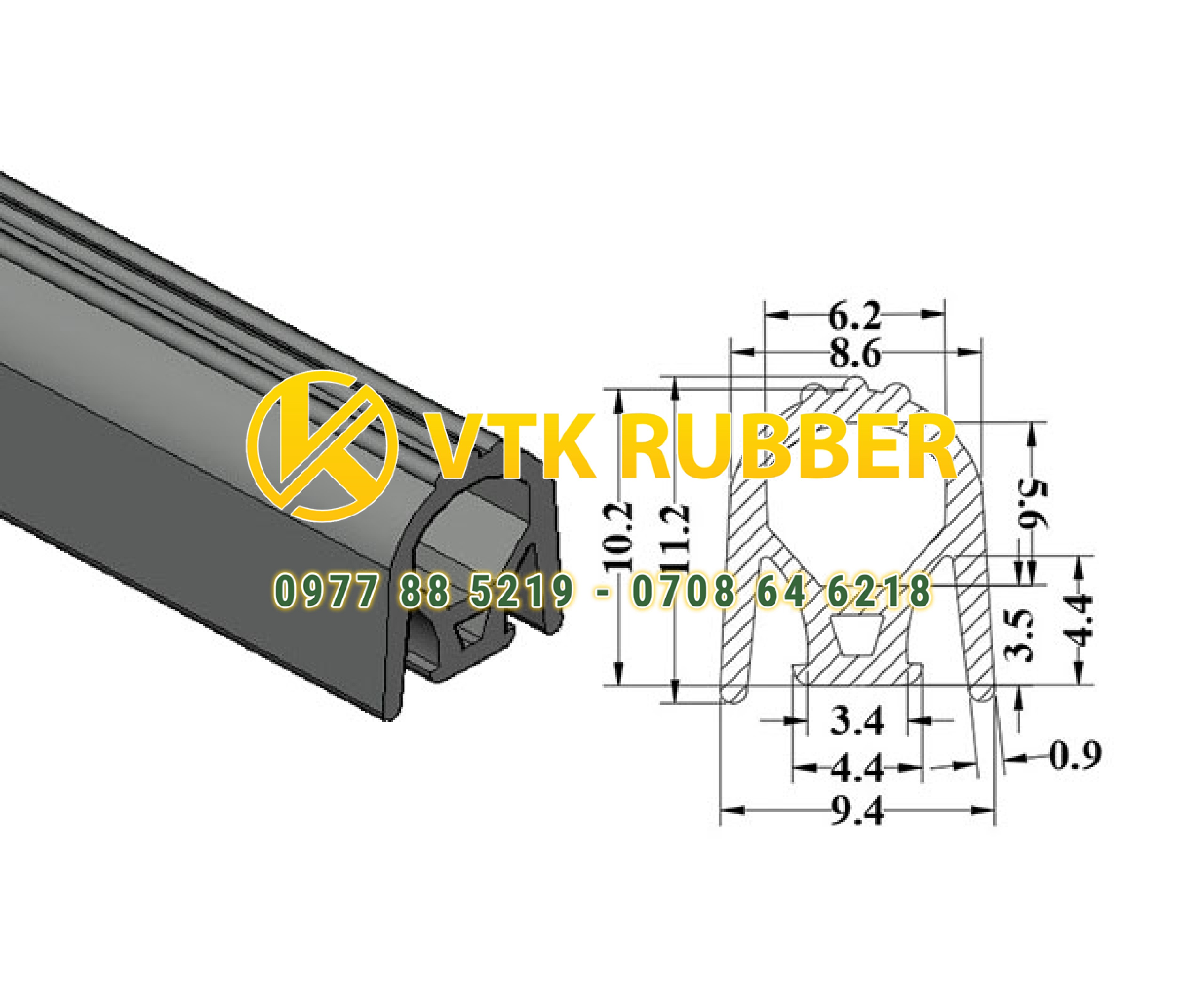 Bán gioăng silicon chịu nhiệt màu đỏ chữ D ở Bắc Kạn