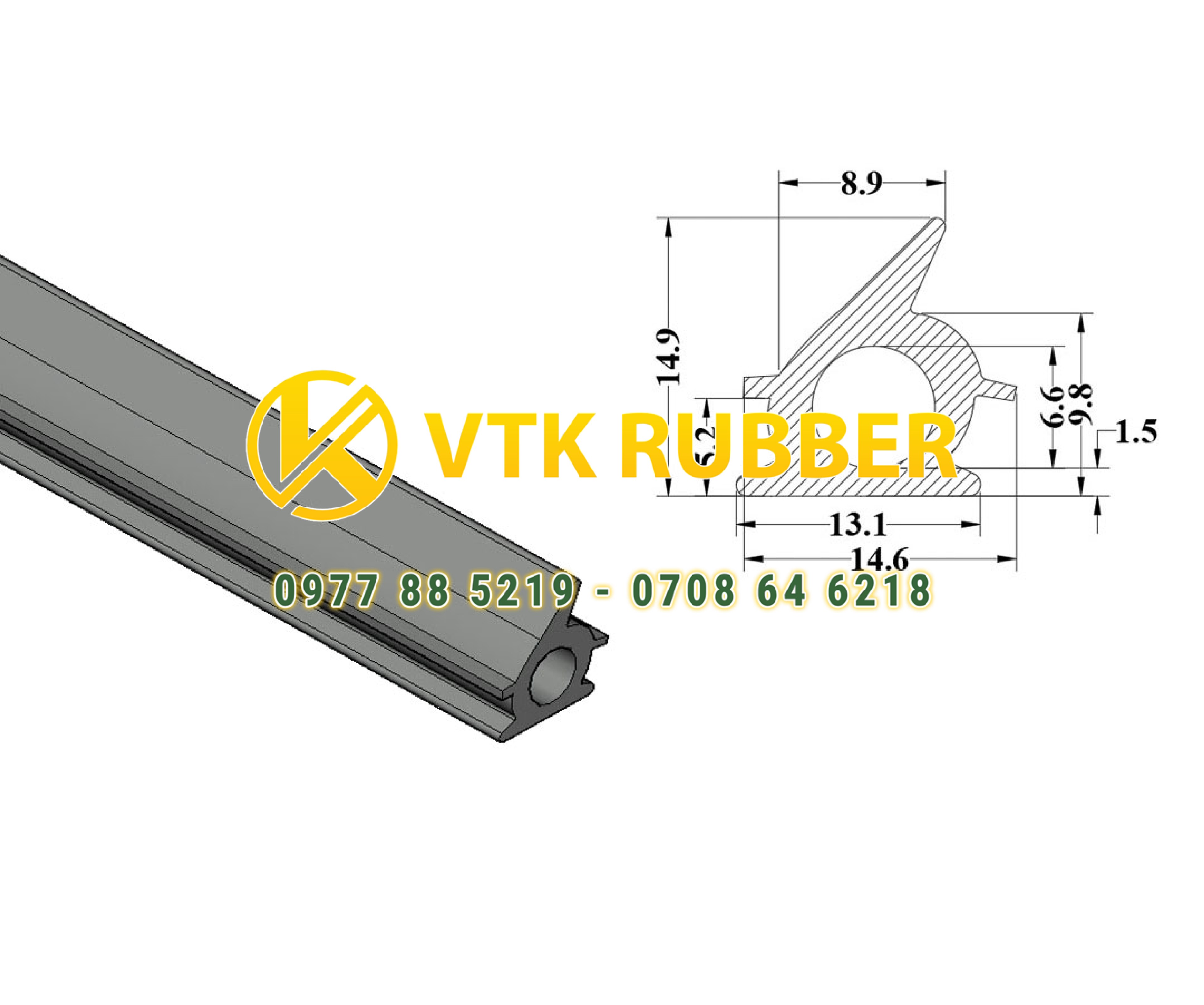 Cơ sở cung cấp gioăng silicon đỏ chữ Y chịu nhiệt ở Lai Châu