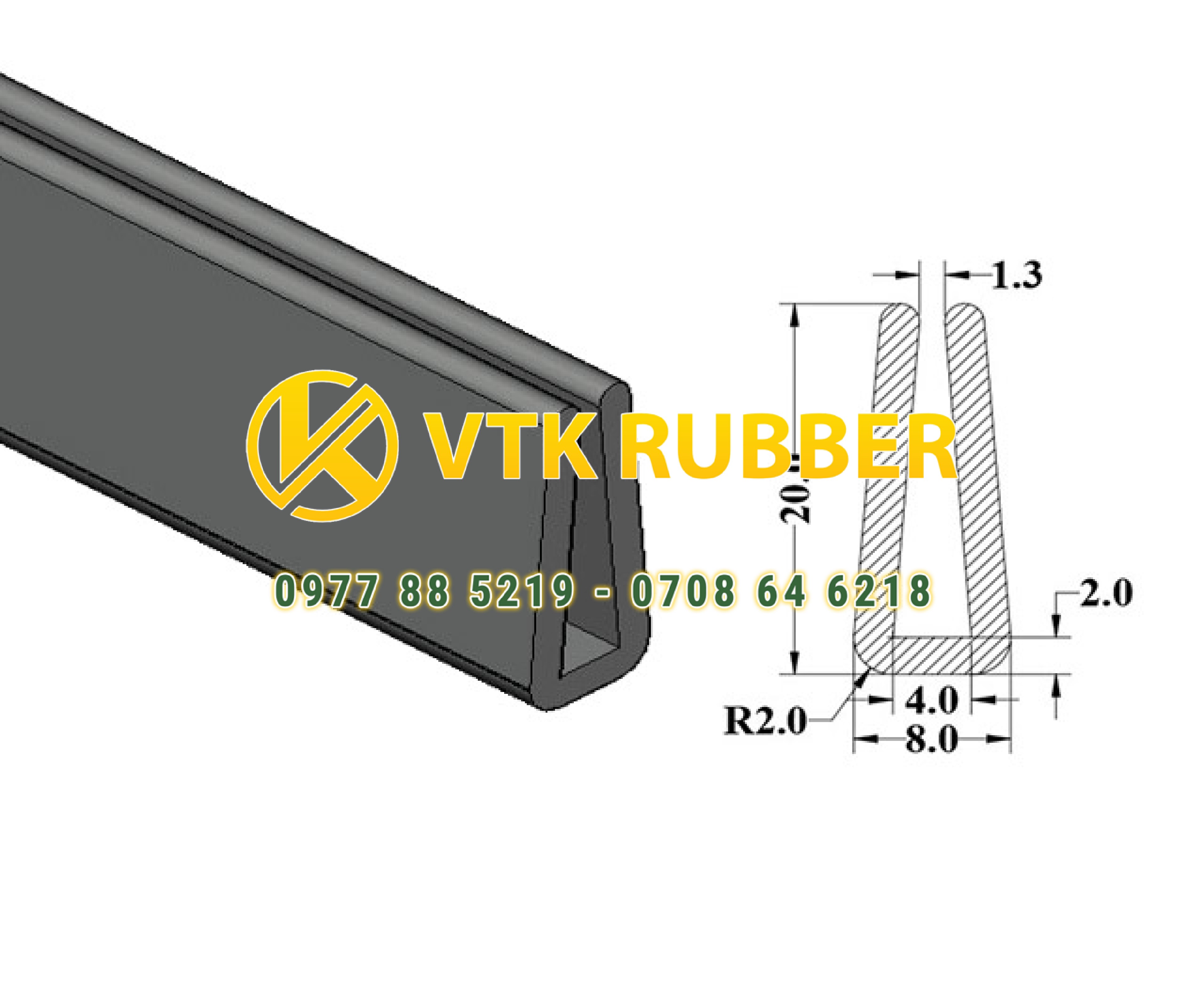 Địa điểm bán ron cao su chữ U ở Yên Bái