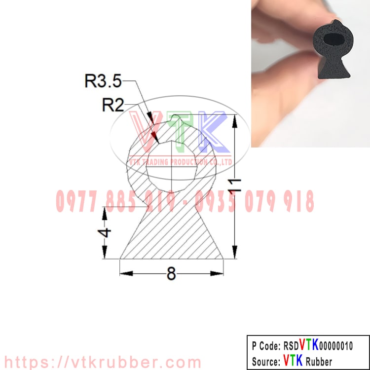 gioang cao su silicon xop chu d RSDVTK00000010