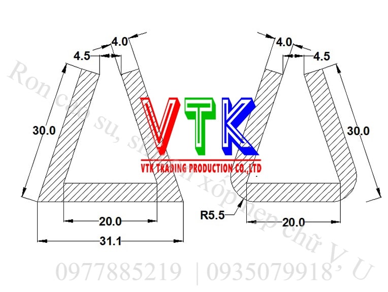 ron cao su silicon xop chiu luc chu u v 13 min