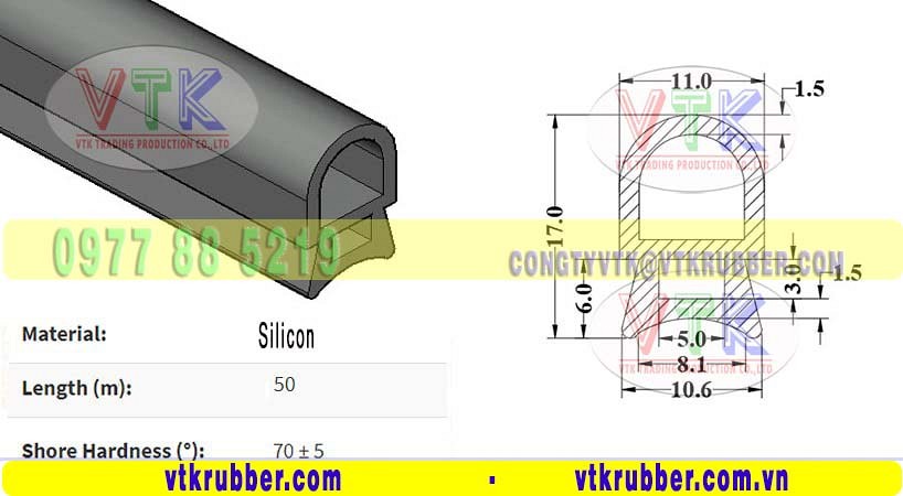 Cơ sở cung cấp gioăng silicon đỏ chịu nhiệt ở Lào Cai