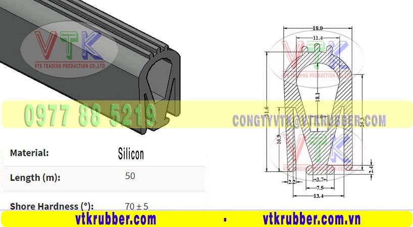 Gia công dây gioăng silicon ở Điện Biên