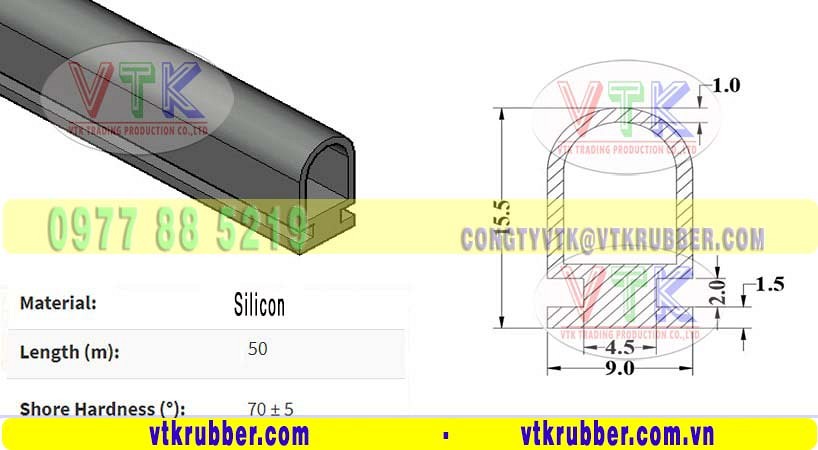 Công ty sản xuất sợi gioăng silicon chịu nhiệt ở Hoà Bình