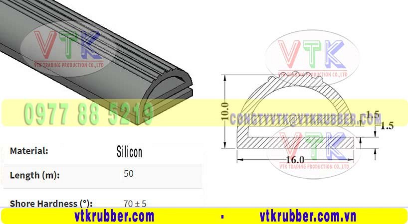Nơi sản xuất gioăng chịu nhiệt silicon ở Hoà Bình